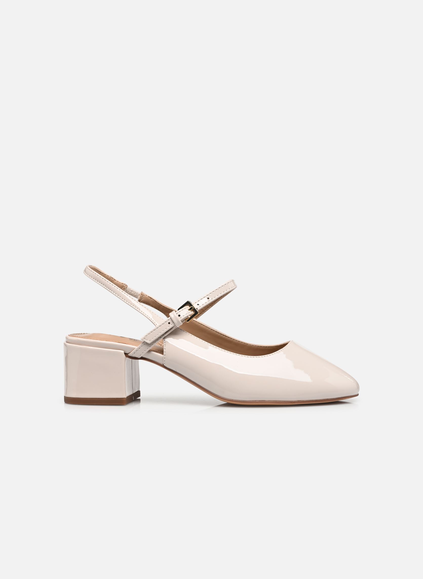 Slingback pumps Slingback JAMELIA dames wit MADE BY Slingback pumps Slingback JAMELIA dames wit BLANC