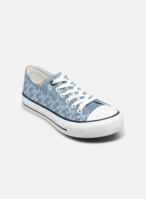 MADE BY Baskets toile Basket GOTANTIKIA femme bleu