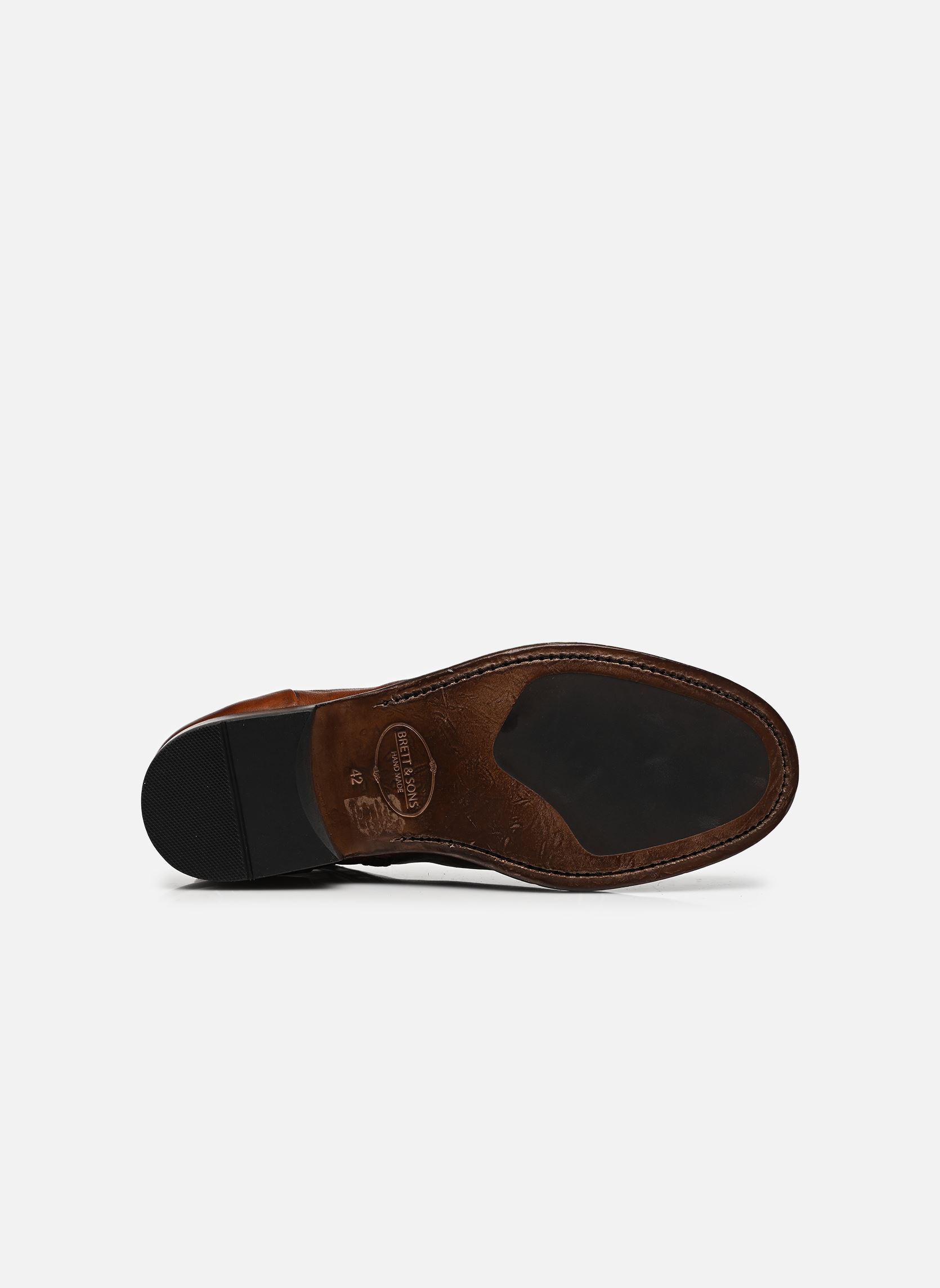Enkellaarzen en laarzen Vulc heren bruin Brett & Sons Enkellaarzen en laarzen Vulc heren bruin BRANDY