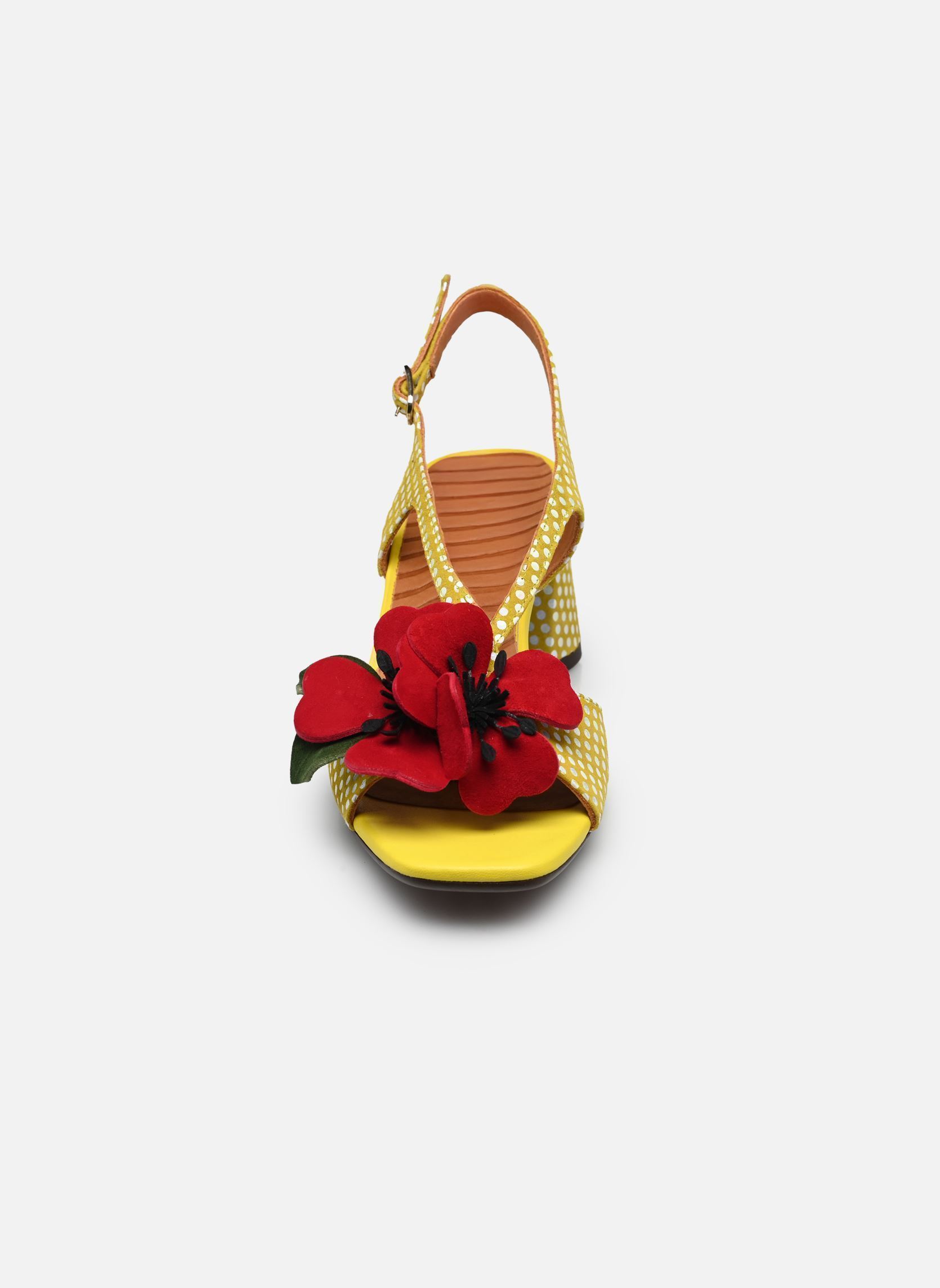 Sandales RYMANE femme jaune Chie Mihara Sandales RYMANE femme jaune Dotto lemon Ante rojo Linda su