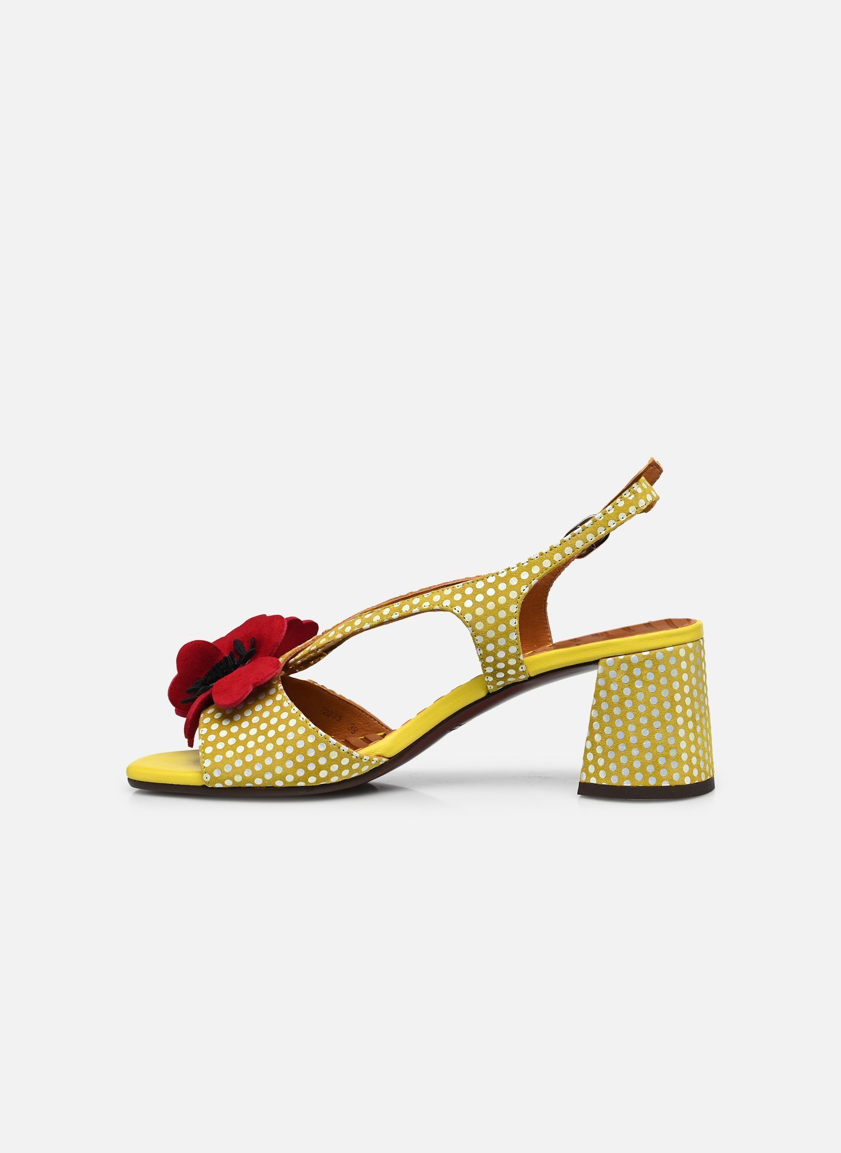 Sandales RYMANE femme jaune Chie Mihara Sandales RYMANE femme jaune Dotto lemon Ante rojo Linda su