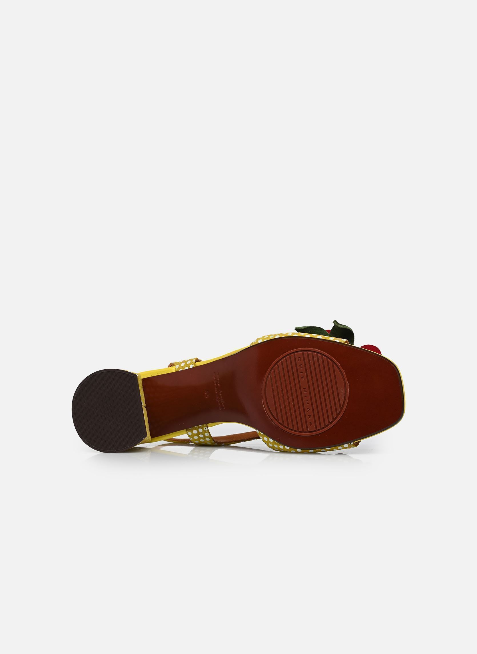 Sandales RYMANE femme jaune Chie Mihara Sandales RYMANE femme jaune Dotto lemon Ante rojo Linda su