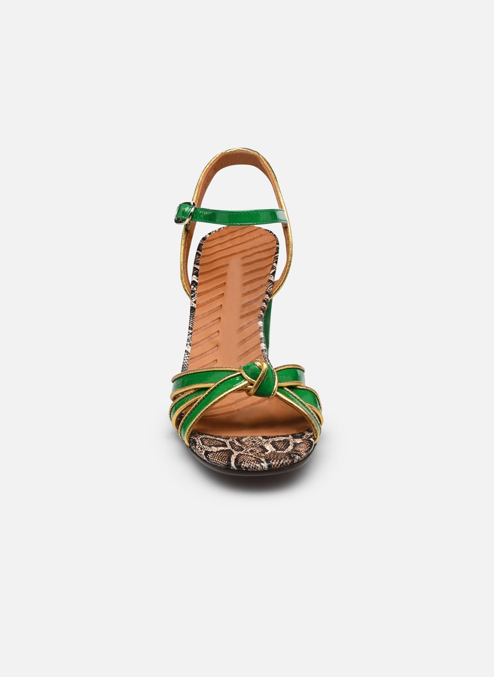 Sandales BALLAH femme vert Chie Mihara Sandales BALLAH femme vert Sucre green Dali oro Serpin na