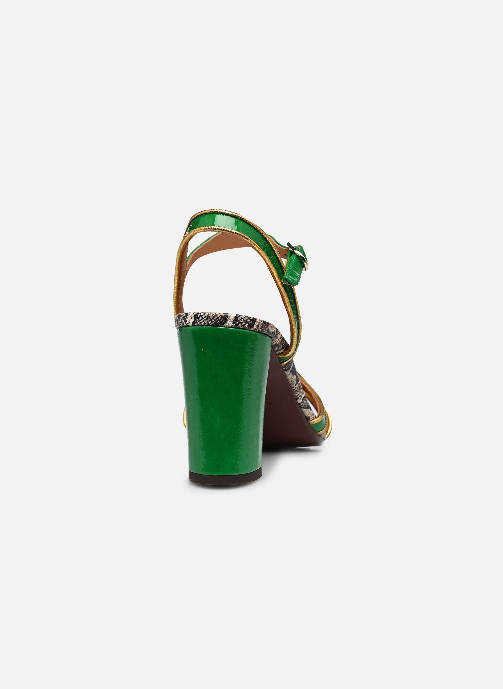 Sandales BALLAH femme vert Chie Mihara Sandales BALLAH femme vert Sucre green Dali oro Serpin na