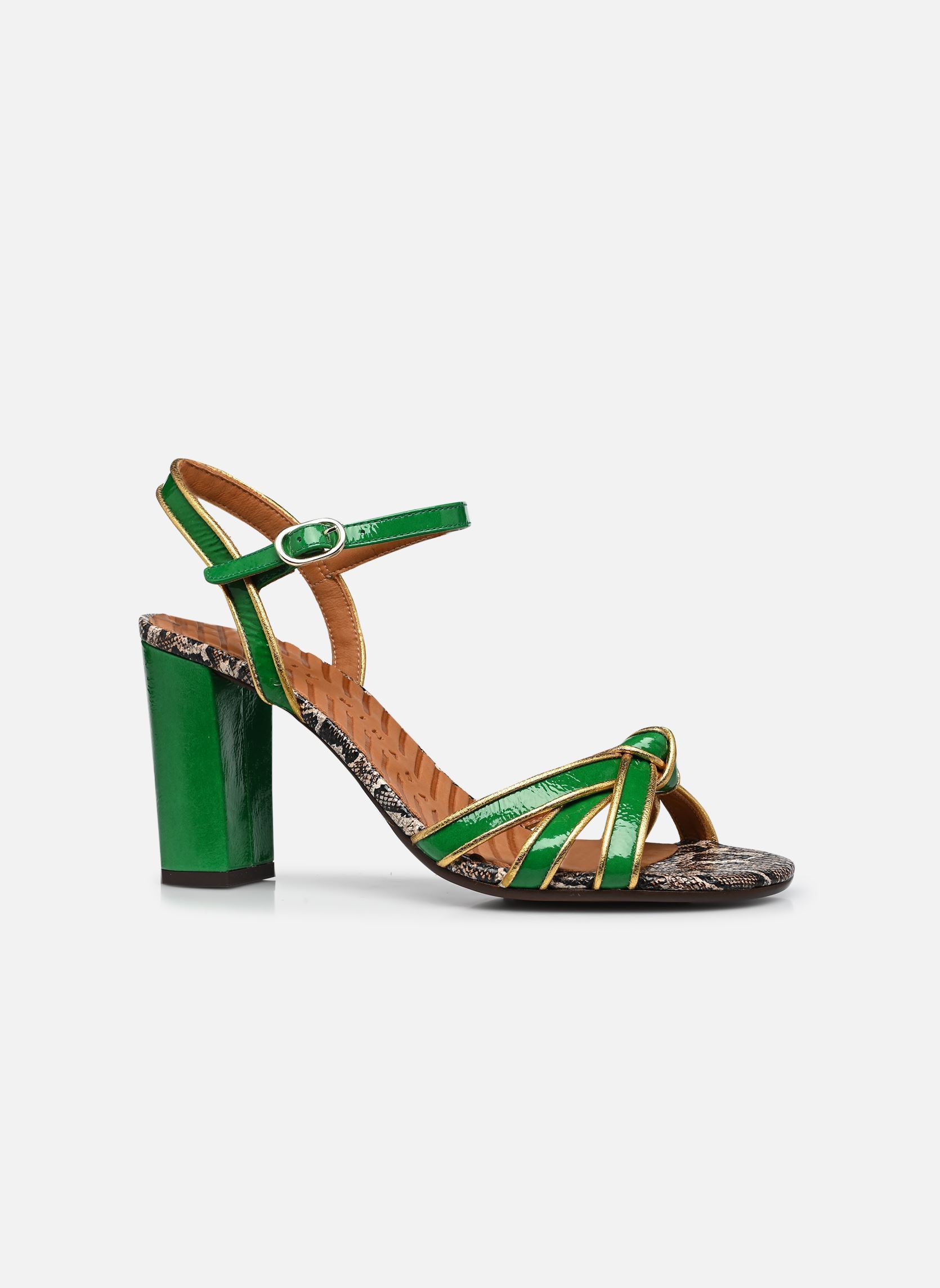 Sandales BALLAH femme vert Chie Mihara Sandales BALLAH femme vert Sucre green Dali oro Serpin na