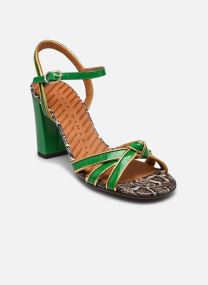 Sandales BALLAH femme vert Chie Mihara Sandales BALLAH femme vert Sucre green Dali oro Serpin na