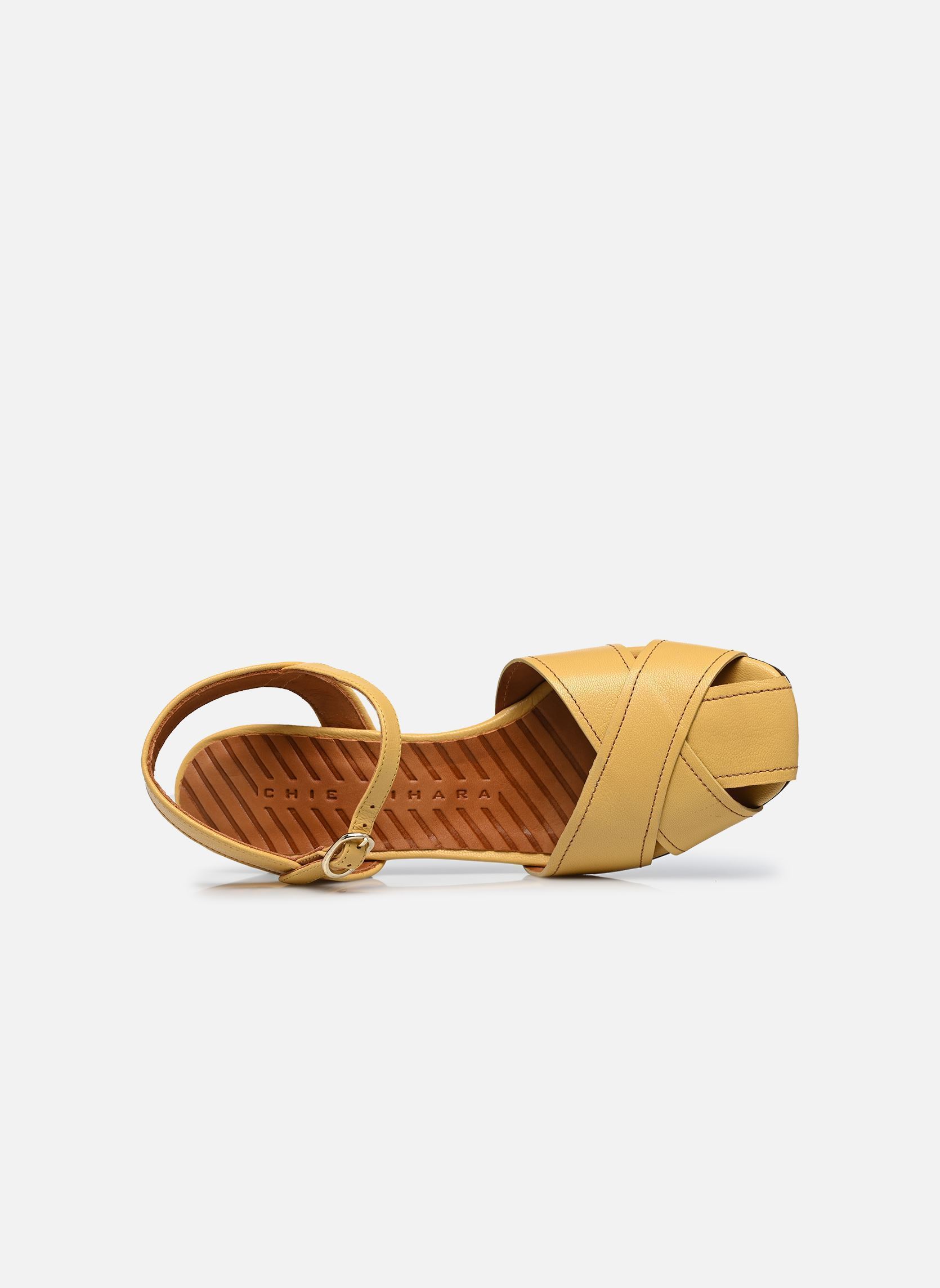Sandalen ROLEY48 dames geel Chie Mihara Sandalen ROLEY48 dames geel Kimera yema Sucre castaño