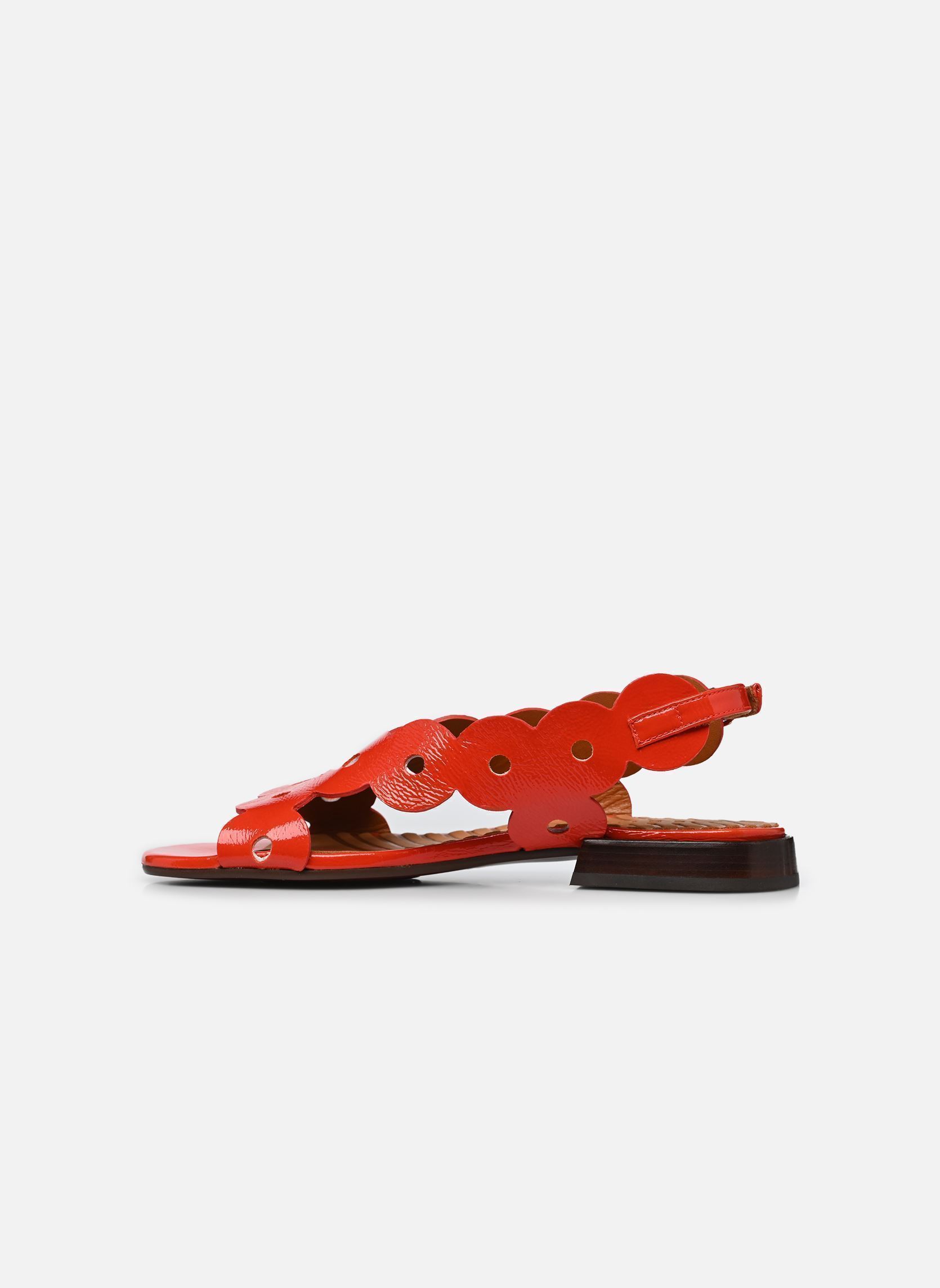 Flache Sandalen TUIDE48 damen rot Chie Mihara Flache Sandalen TUIDE48 damen rot Sucre tomate