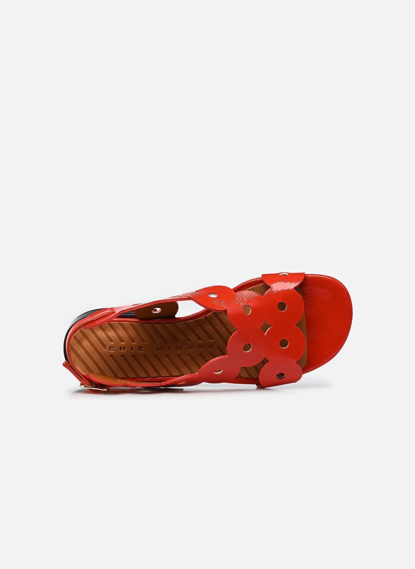 Flache Sandalen TUIDE48 damen rot Chie Mihara Flache Sandalen TUIDE48 damen rot Sucre tomate