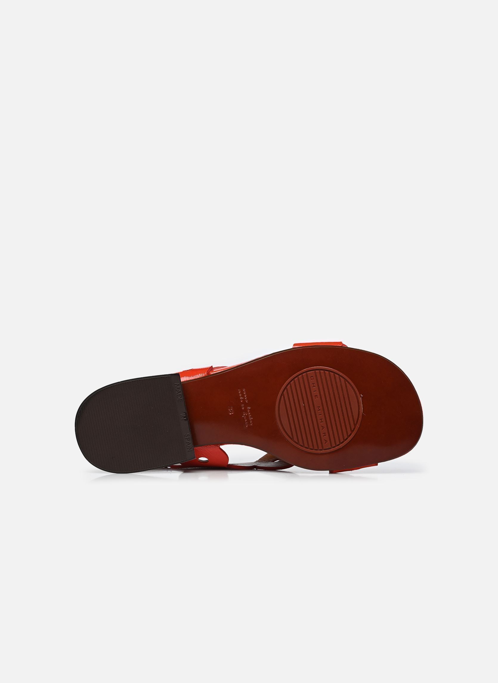 Flache Sandalen TUIDE48 damen rot Chie Mihara Flache Sandalen TUIDE48 damen rot Sucre tomate