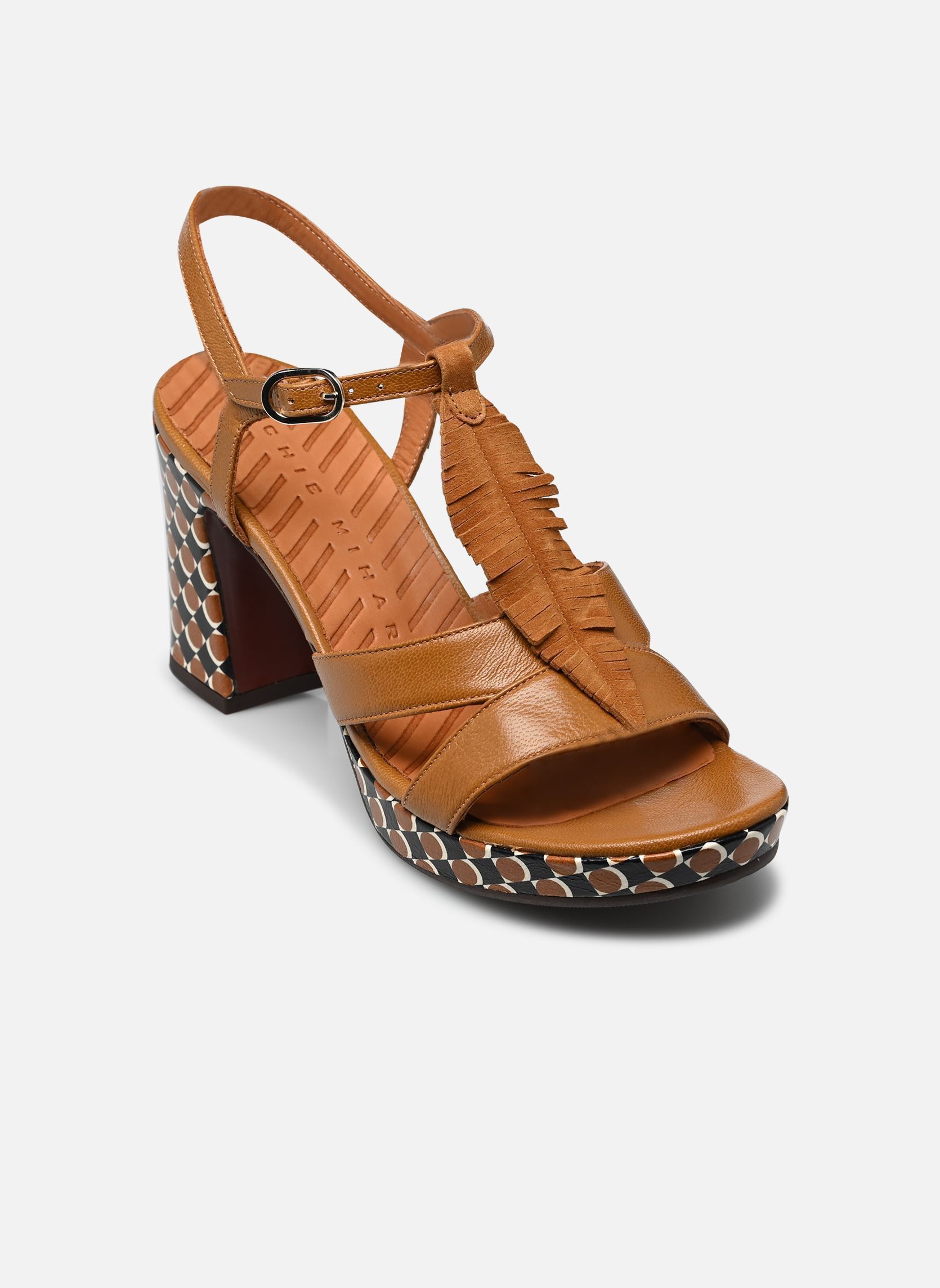 Sandalen KADAT dames bruin Chie Mihara Sandalen KADAT dames bruin Kimera cuero Ante cognac Tego