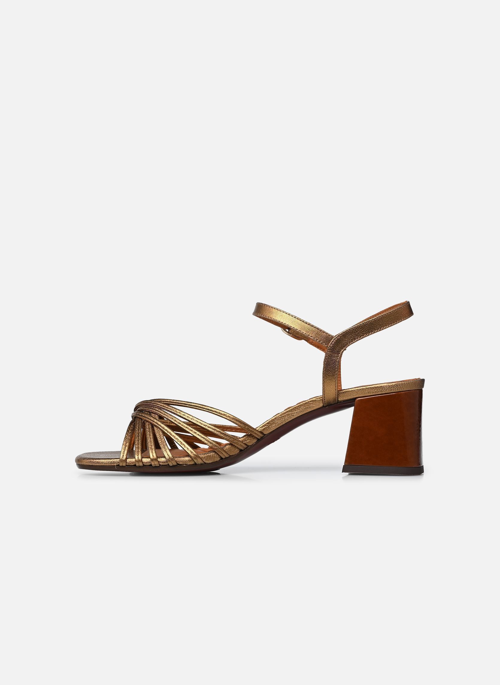 Sandalias LESKE mujer oro y bronce Chie Mihara Sandalias LESKE mujer oro y bronce Dali bronce Sucre castaño