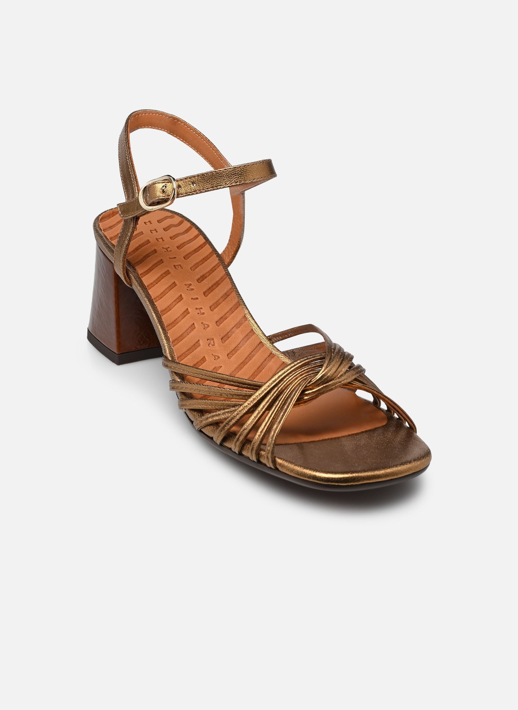 Sandalias LESKE mujer oro y bronce Chie Mihara Sandalias LESKE mujer oro y bronce Dali bronce Sucre castaño