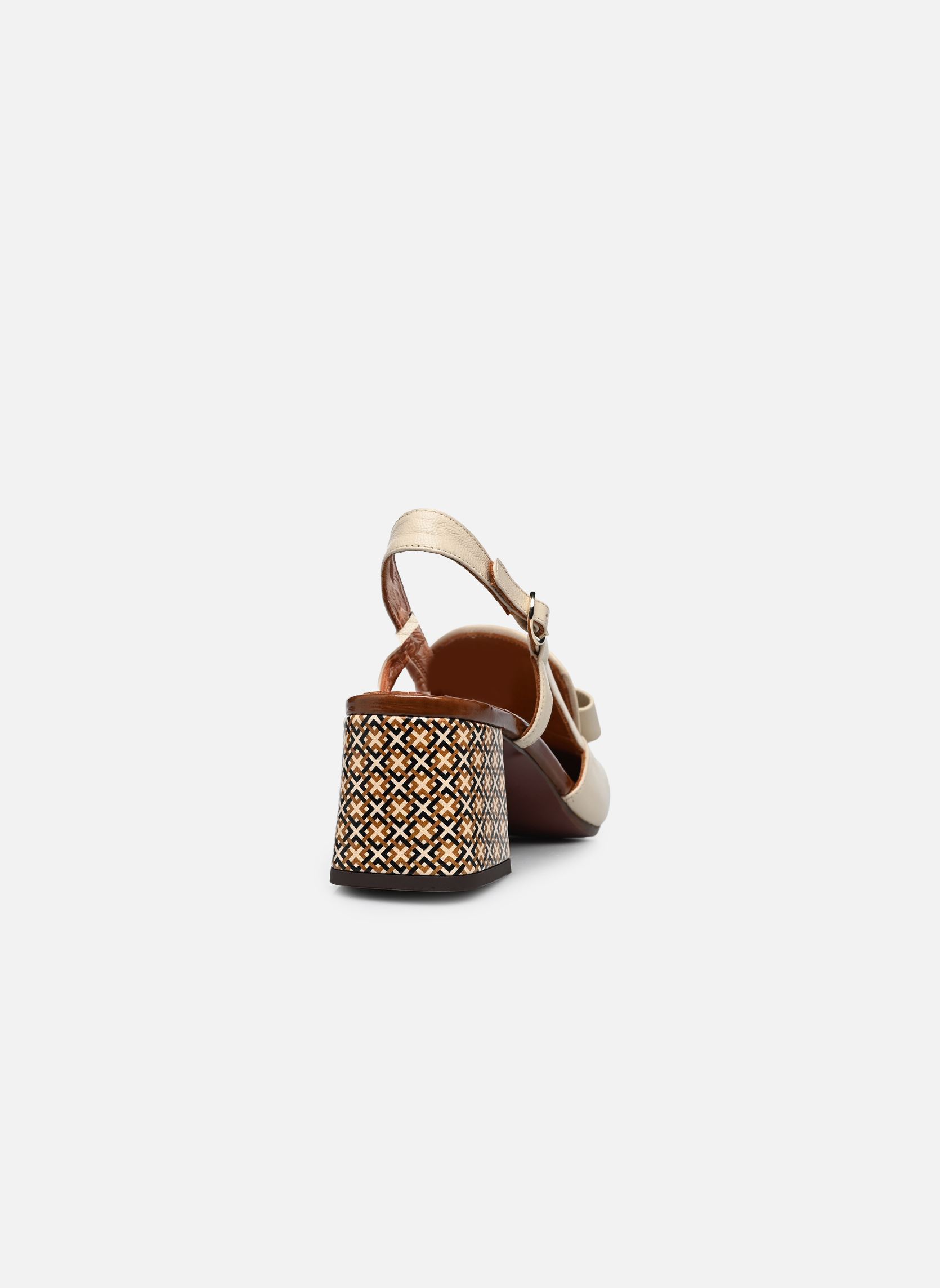 Slingback pumps VYLA dames wit Chie Mihara Slingback pumps VYLA dames wit Kimera leche Sucre castaño Sho