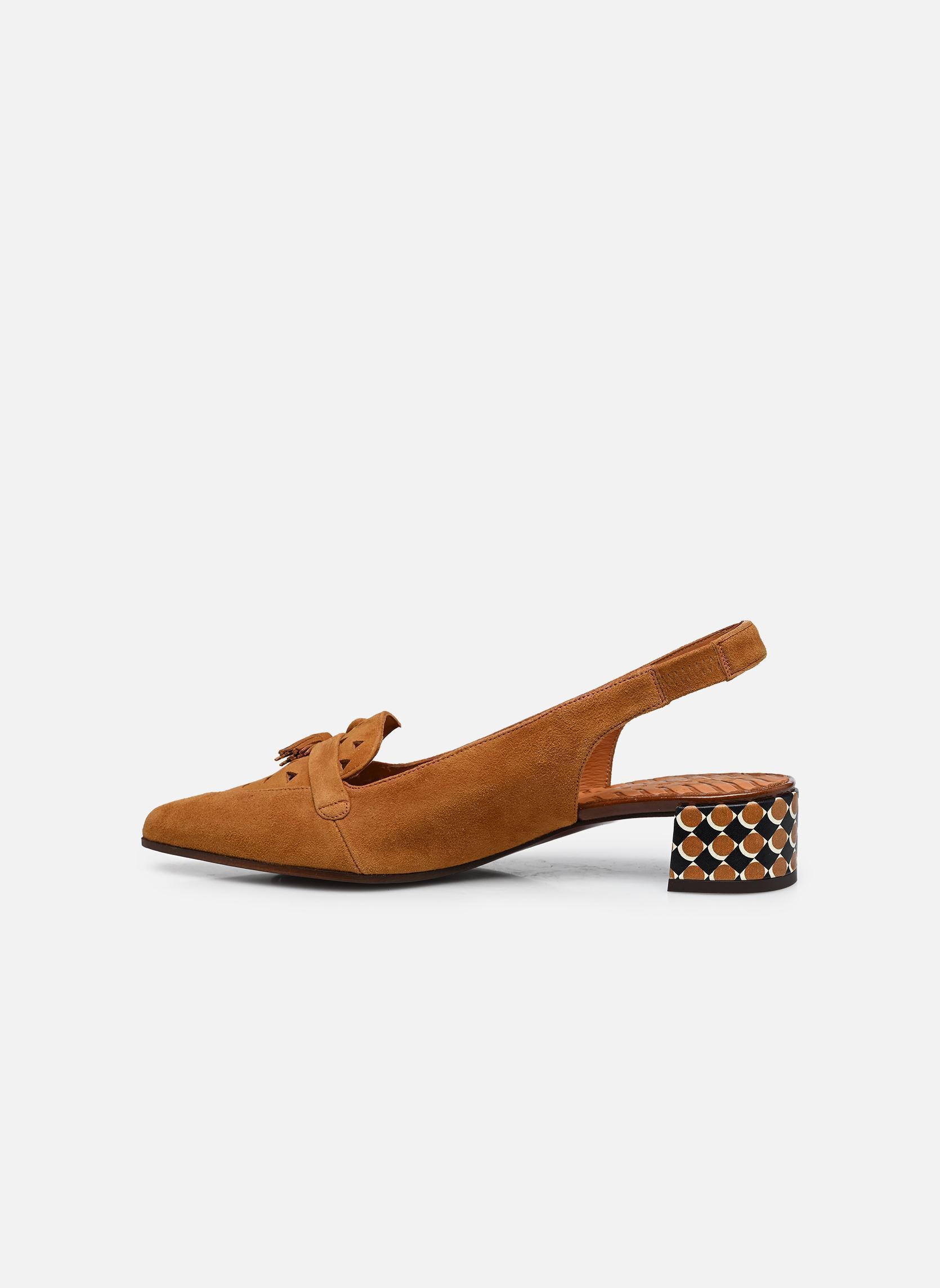 Slingback pumps HAKA dames bruin Chie Mihara Slingback pumps HAKA dames bruin Ante cognac Sucre castaño Tego