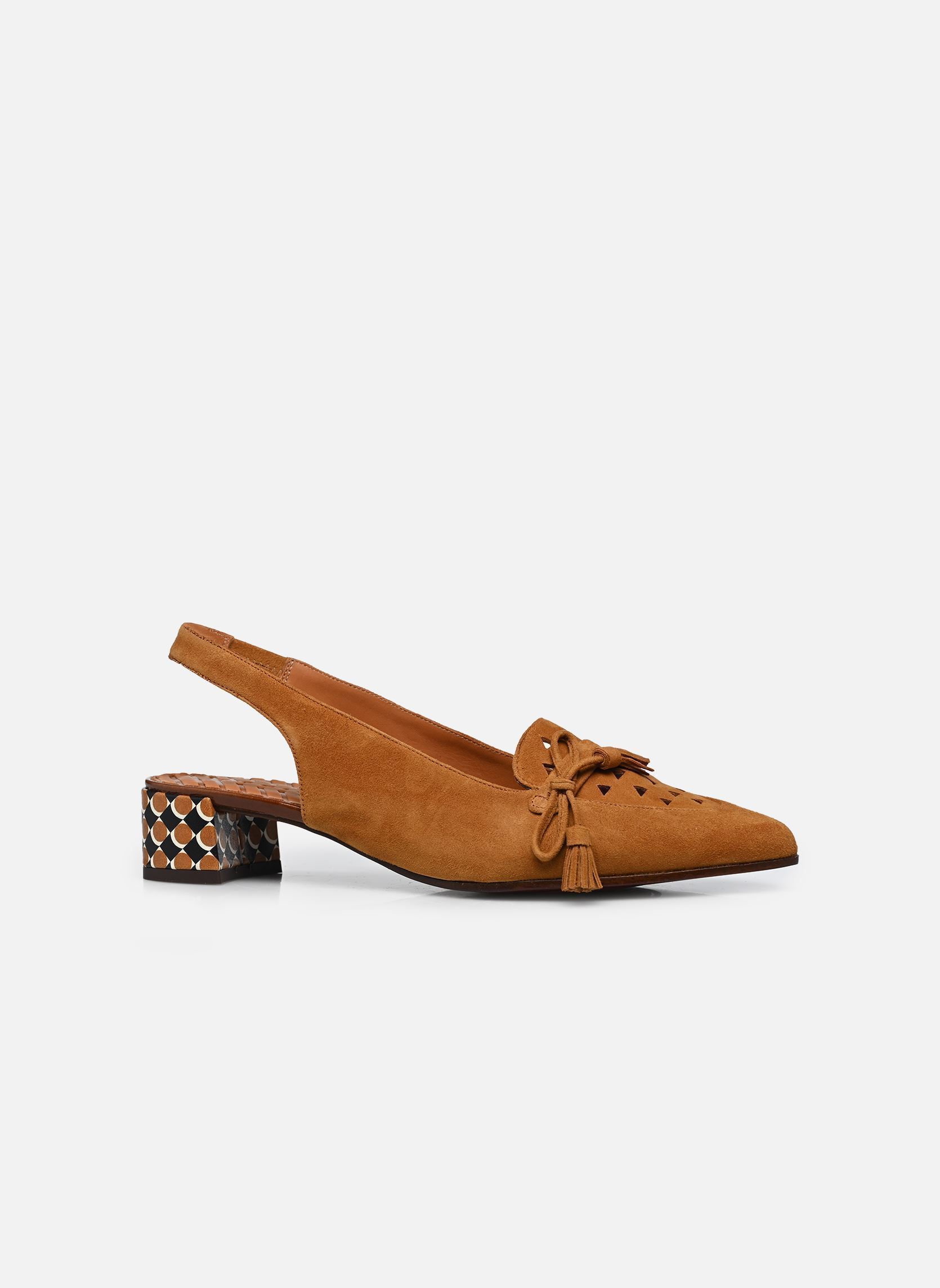 Slingback pumps HAKA dames bruin Chie Mihara Slingback pumps HAKA dames bruin Ante cognac Sucre castaño Tego