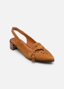 Slingback pumps HAKA dames bruin