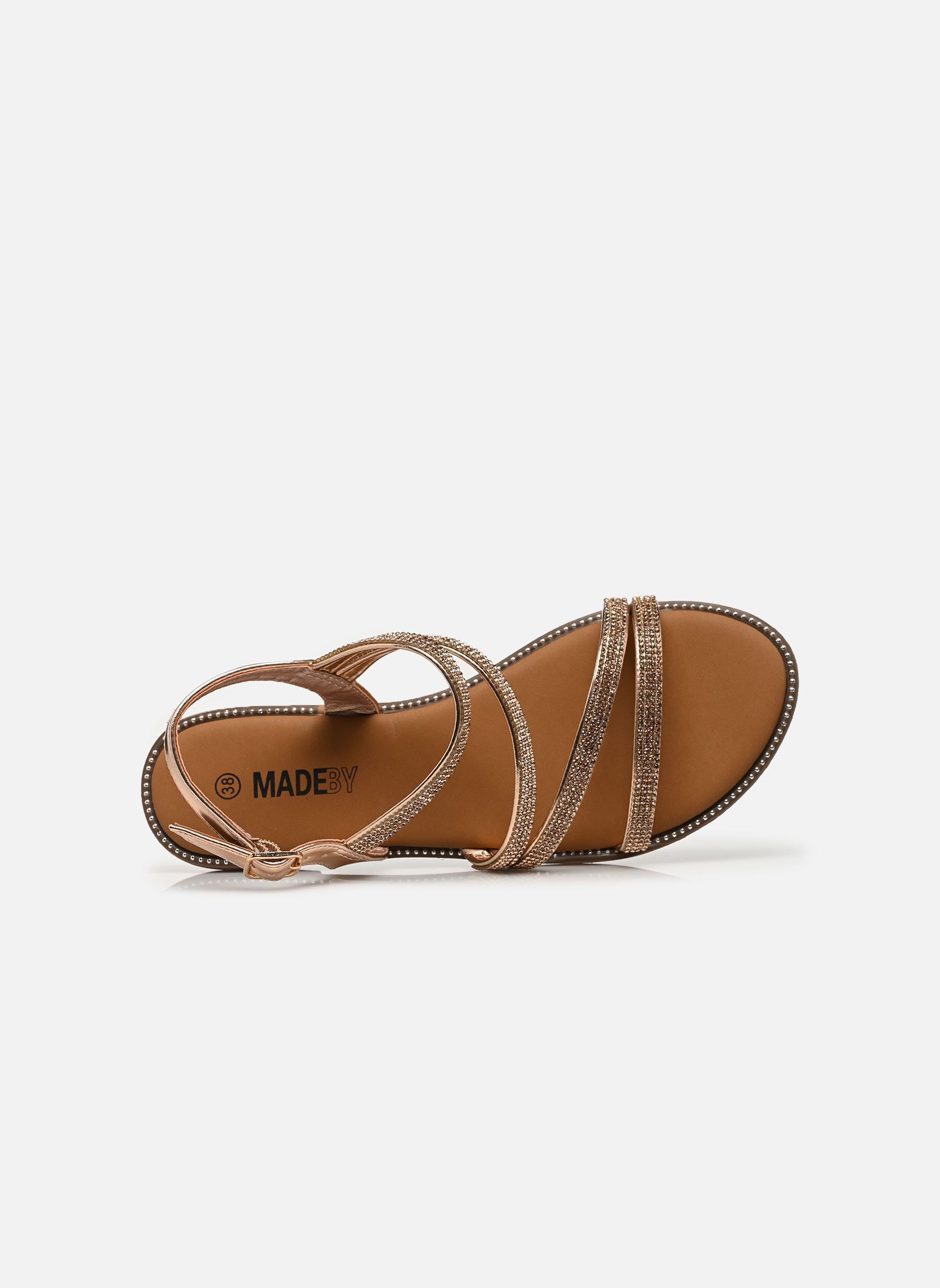 Sandales Sandale THEPAULA femme argent MADE BY Sandales Sandale THEPAULA femme argent ROSE