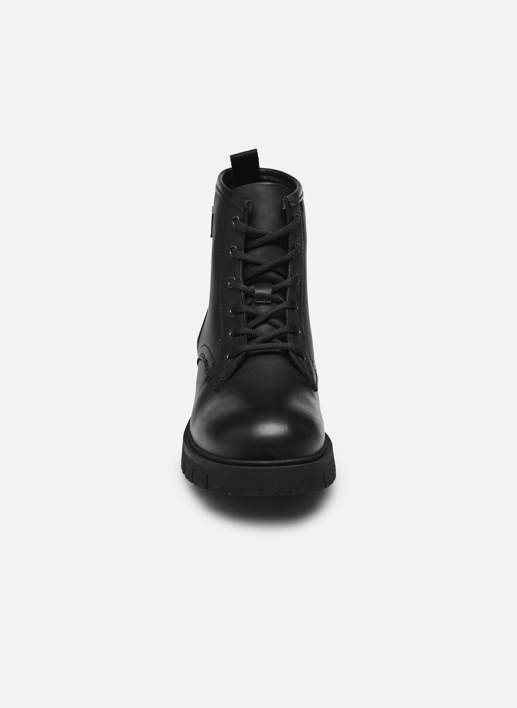 Geschnürte Stiefeletten TJW LACE UP LEATHER damen schwarz Tommy Jeans Geschnürte Stiefeletten TJW LACE UP LEATHER damen schwarz BLACK
