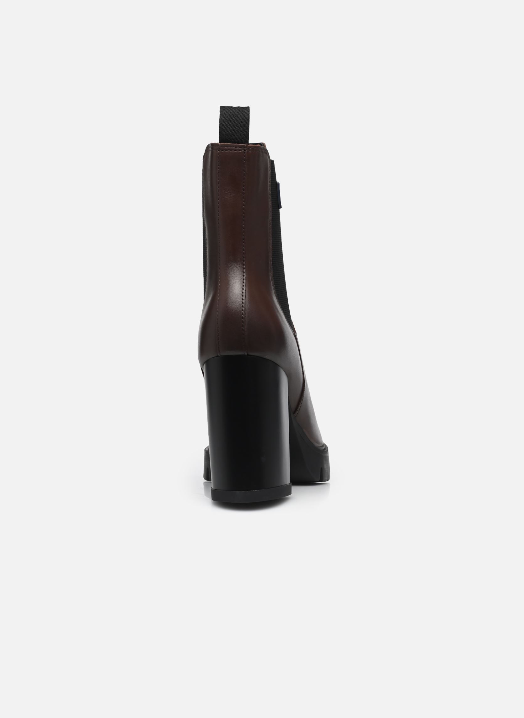 Bottines basses TJW LEATHER HEEL BOO femme marron Tommy Jeans Bottines basses TJW LEATHER HEEL BOO femme marron BROWN