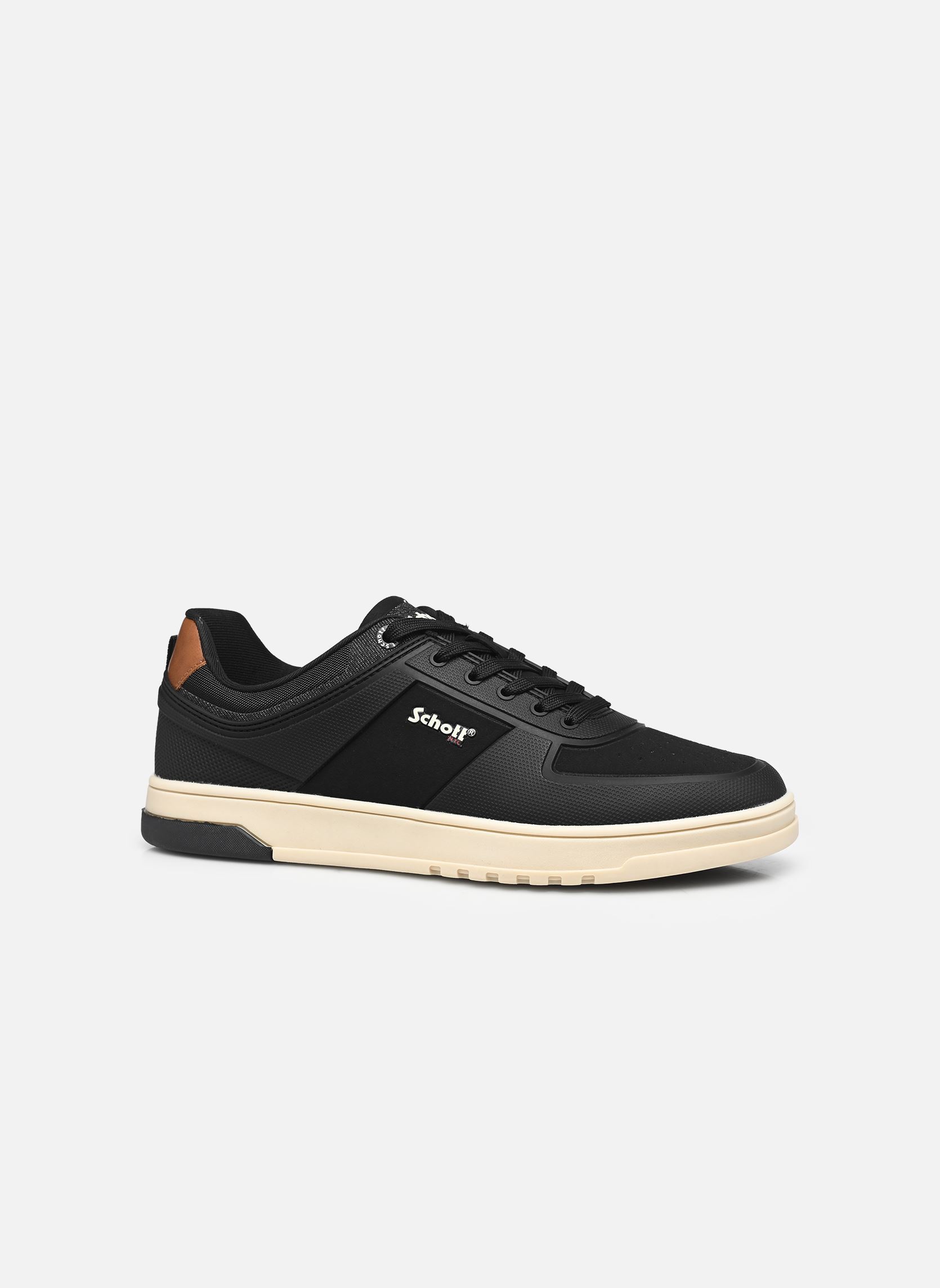 Sneakers OXFORD-M heren zwart Schott Sneakers OXFORD-M heren zwart Black