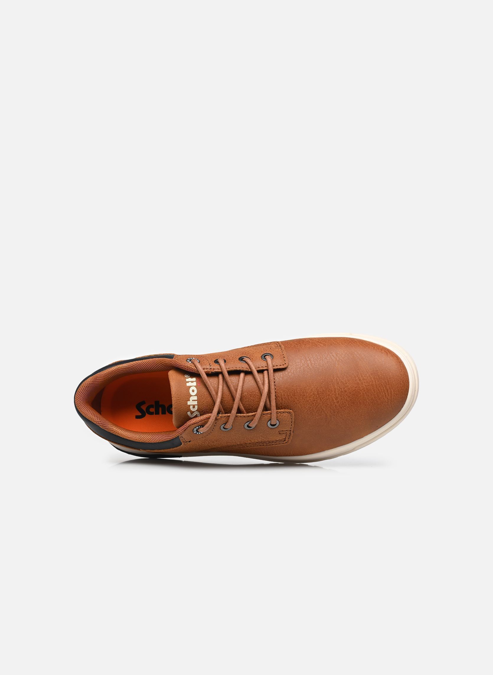 Sneakers BURLEY-M heren bruin Schott Sneakers BURLEY-M heren bruin Brown Navy