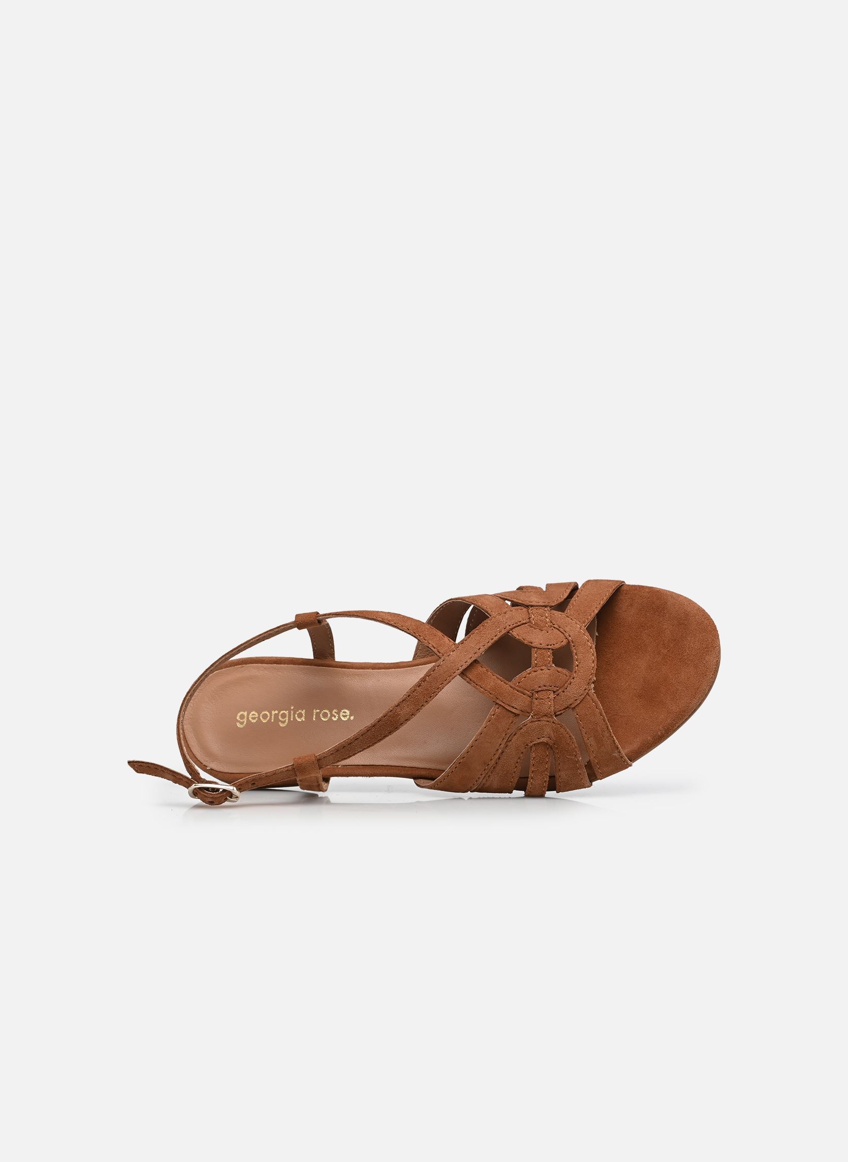 Platte sandalen Kikou - sandales dames bruin Georgia Rose Platte sandalen Kikou - sandales dames bruin Cognac