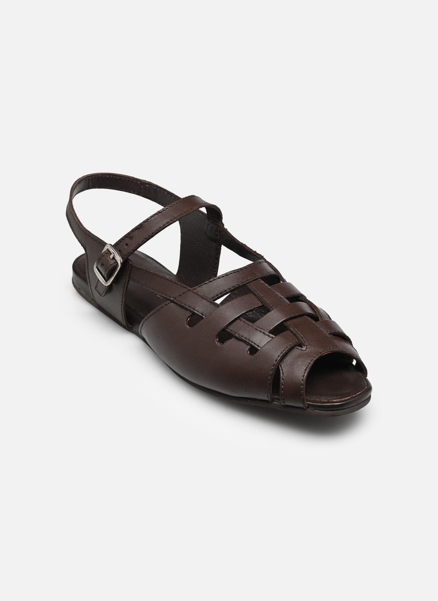 Platte sandalen Kaji - sandales dames bruin Georgia Rose Platte sandalen Kaji - sandales dames bruin Chocolat