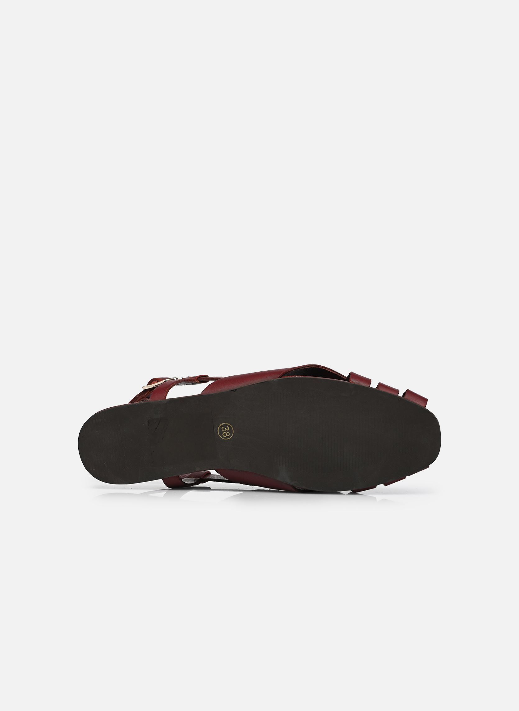 Platte sandalen Kufi - sandales dames bordeaux Georgia Rose Platte sandalen Kufi - sandales dames bordeaux BORDEAUX