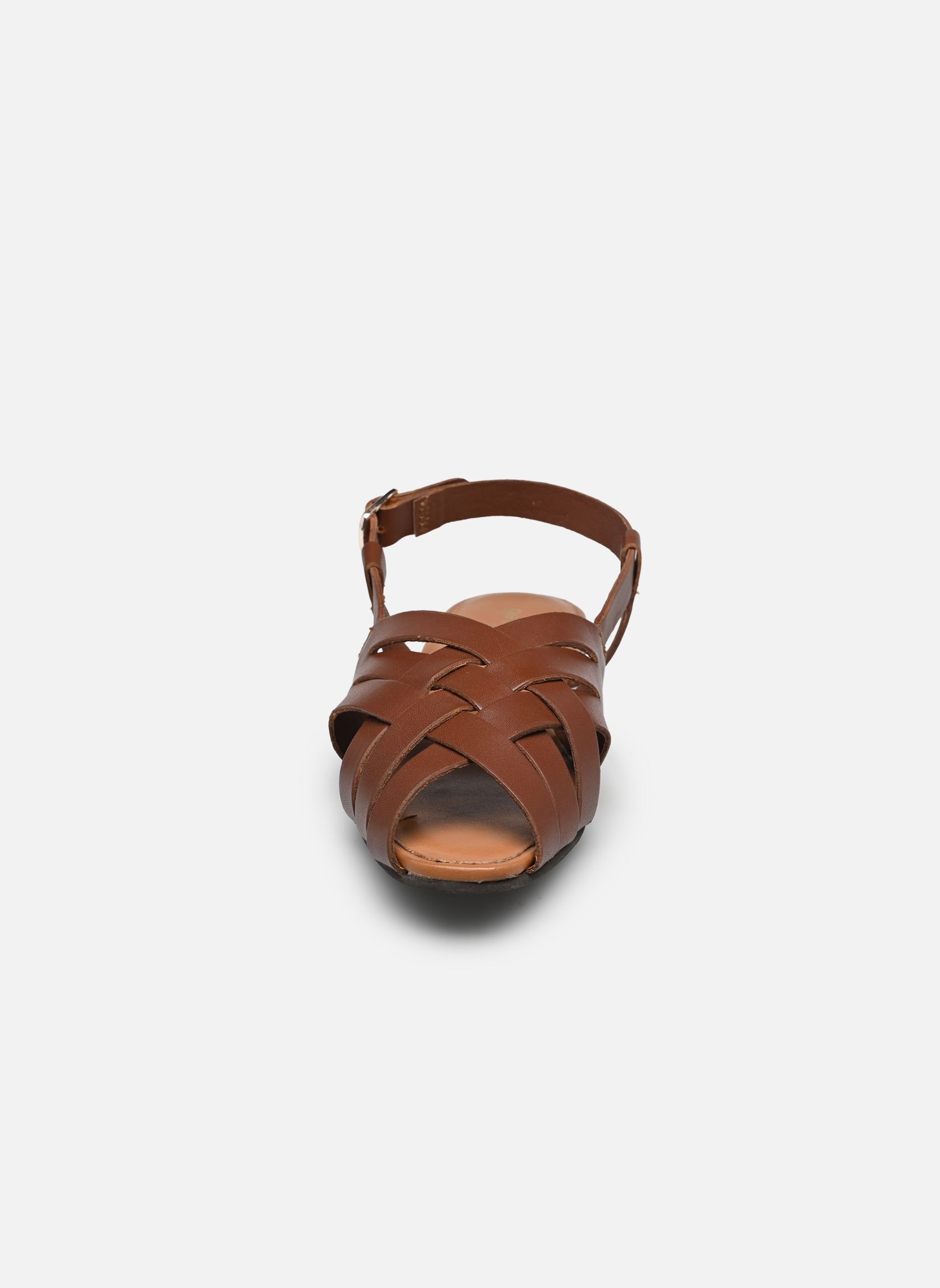 Platte sandalen Kufi - sandales dames bruin Georgia Rose Platte sandalen Kufi - sandales dames bruin COGNAC