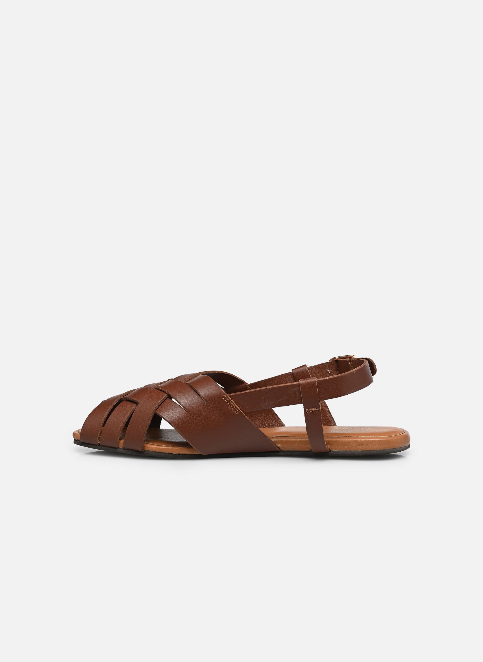 Platte sandalen Kufi - sandales dames bruin Georgia Rose Platte sandalen Kufi - sandales dames bruin COGNAC