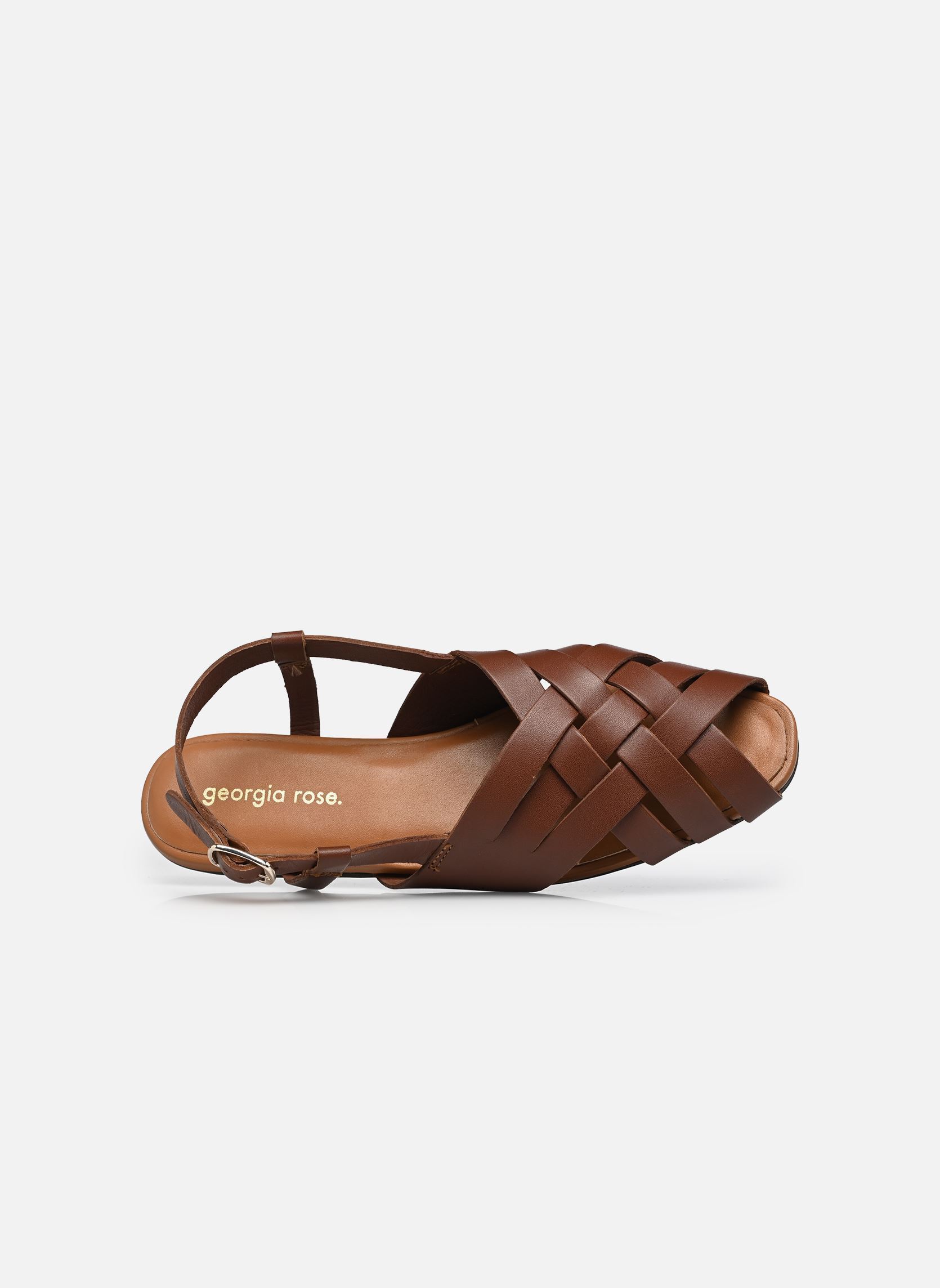 Platte sandalen Kufi - sandales dames bruin Georgia Rose Platte sandalen Kufi - sandales dames bruin COGNAC