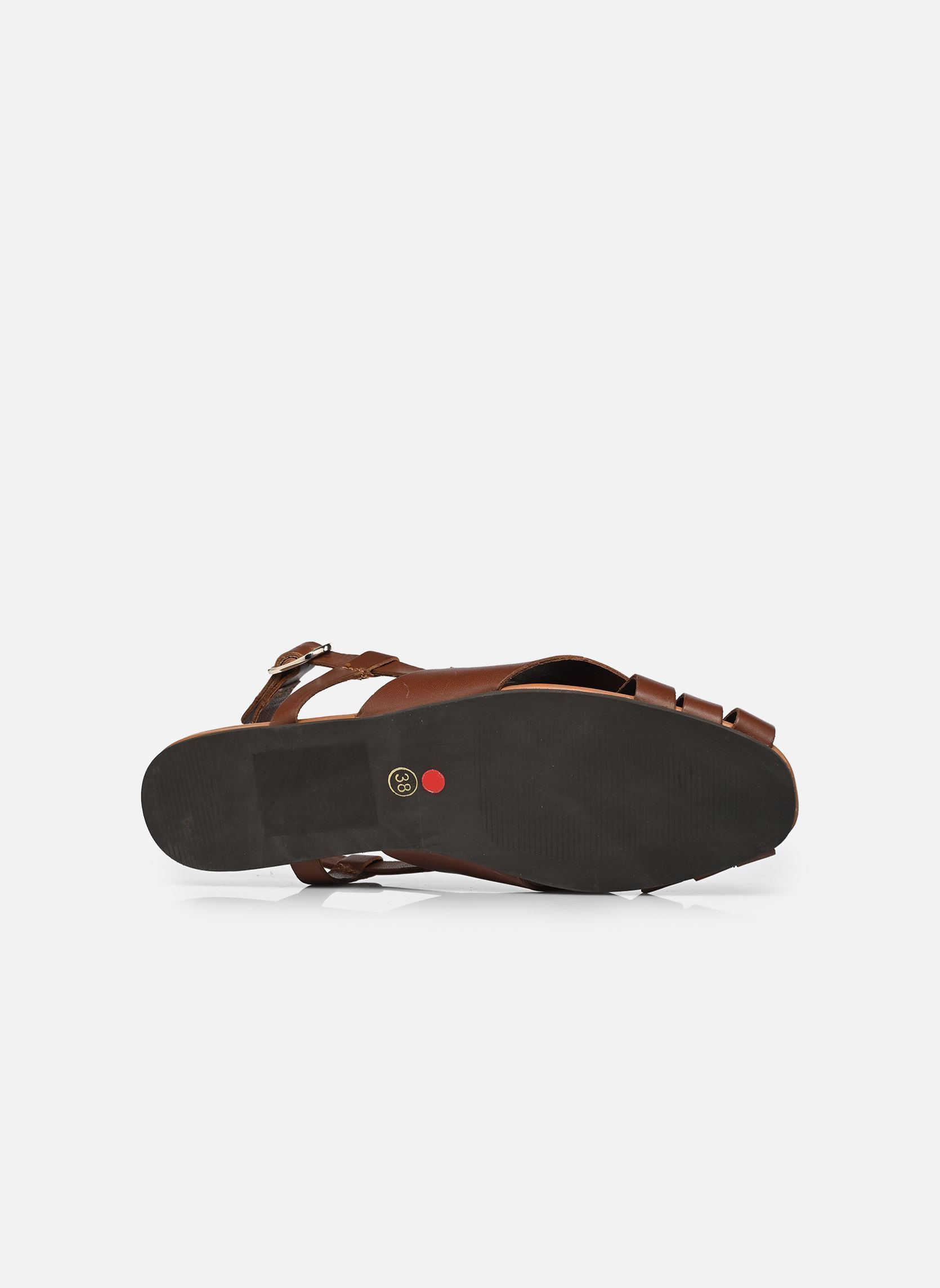 Platte sandalen Kufi - sandales dames bruin Georgia Rose Platte sandalen Kufi - sandales dames bruin COGNAC