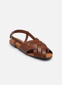 Platte sandalen Kufi - sandales dames bordeaux