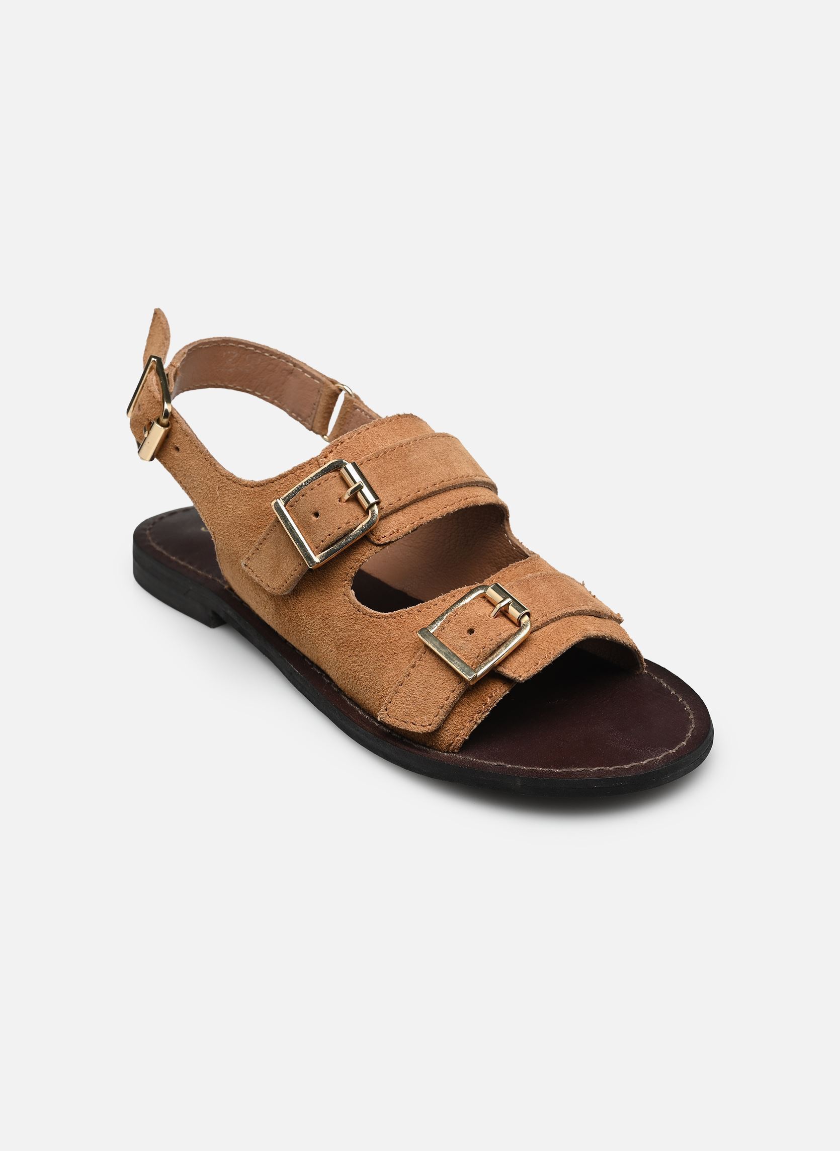 Sandales plates Koupi - sandales femme marron Georgia Rose Sandales plates Koupi - sandales femme marron Cognac