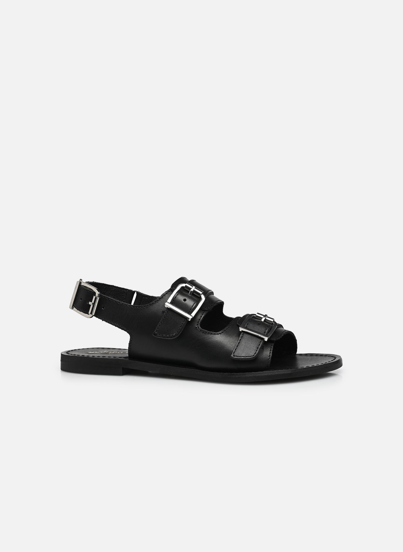 Sandales plates Koupi - sandales femme noir Georgia Rose Sandales plates Koupi - sandales femme noir Noir