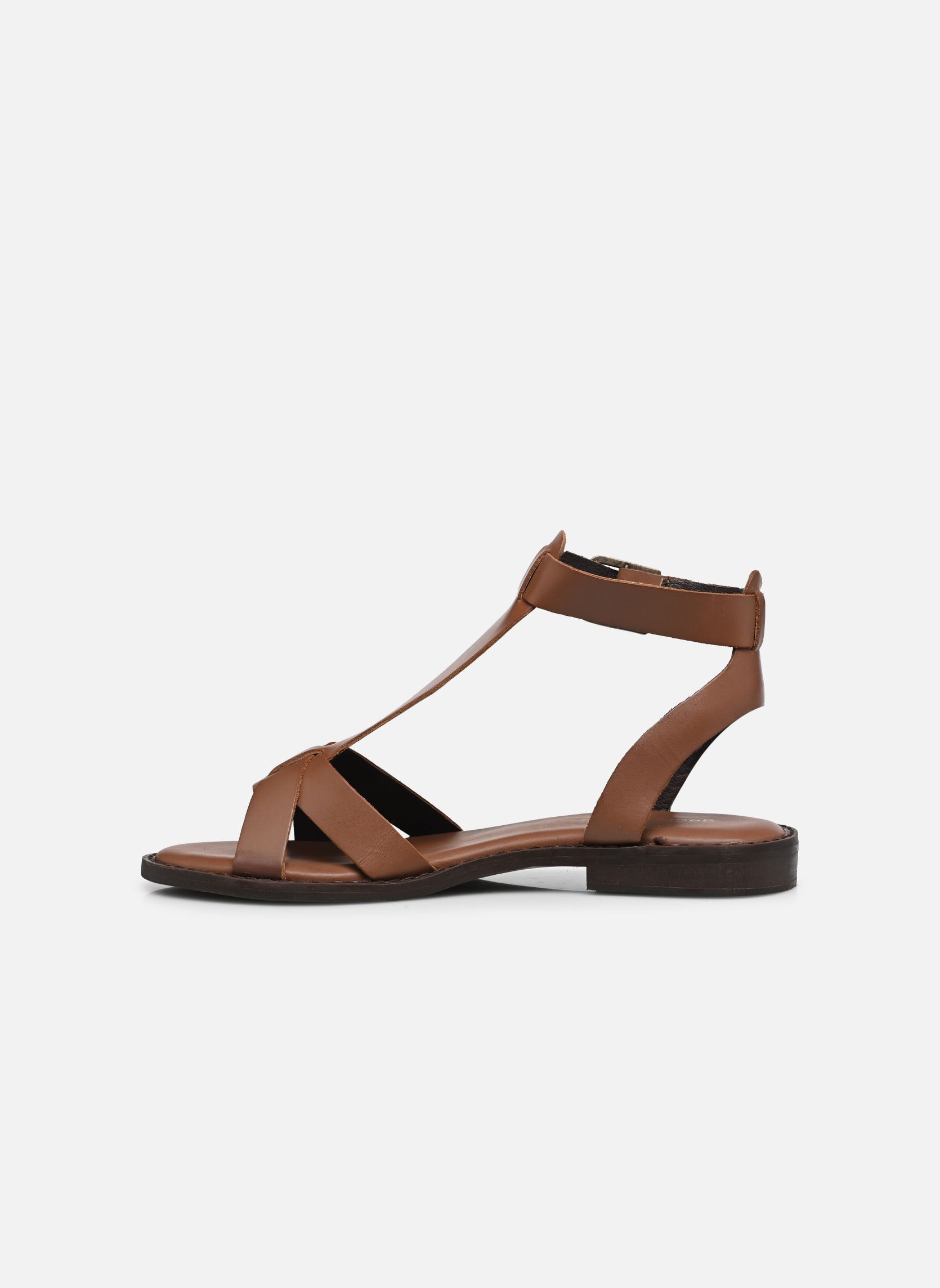 Platte sandalen Kaspar - sandales dames bruin Georgia Rose Platte sandalen Kaspar - sandales dames bruin Cognac