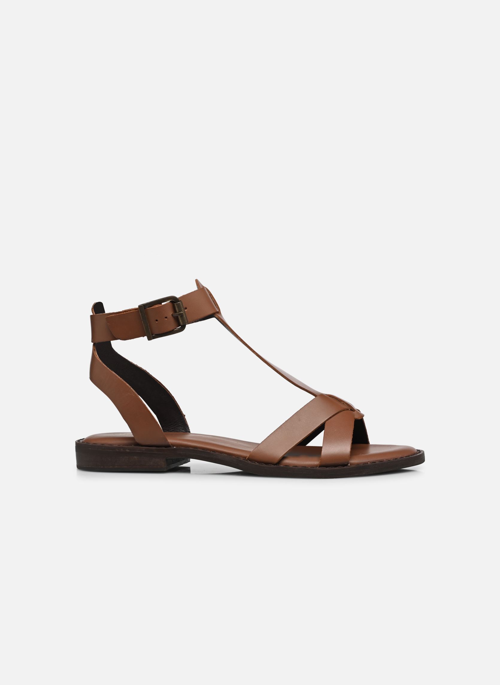 Platte sandalen Kaspar - sandales dames bruin Georgia Rose Platte sandalen Kaspar - sandales dames bruin Cognac