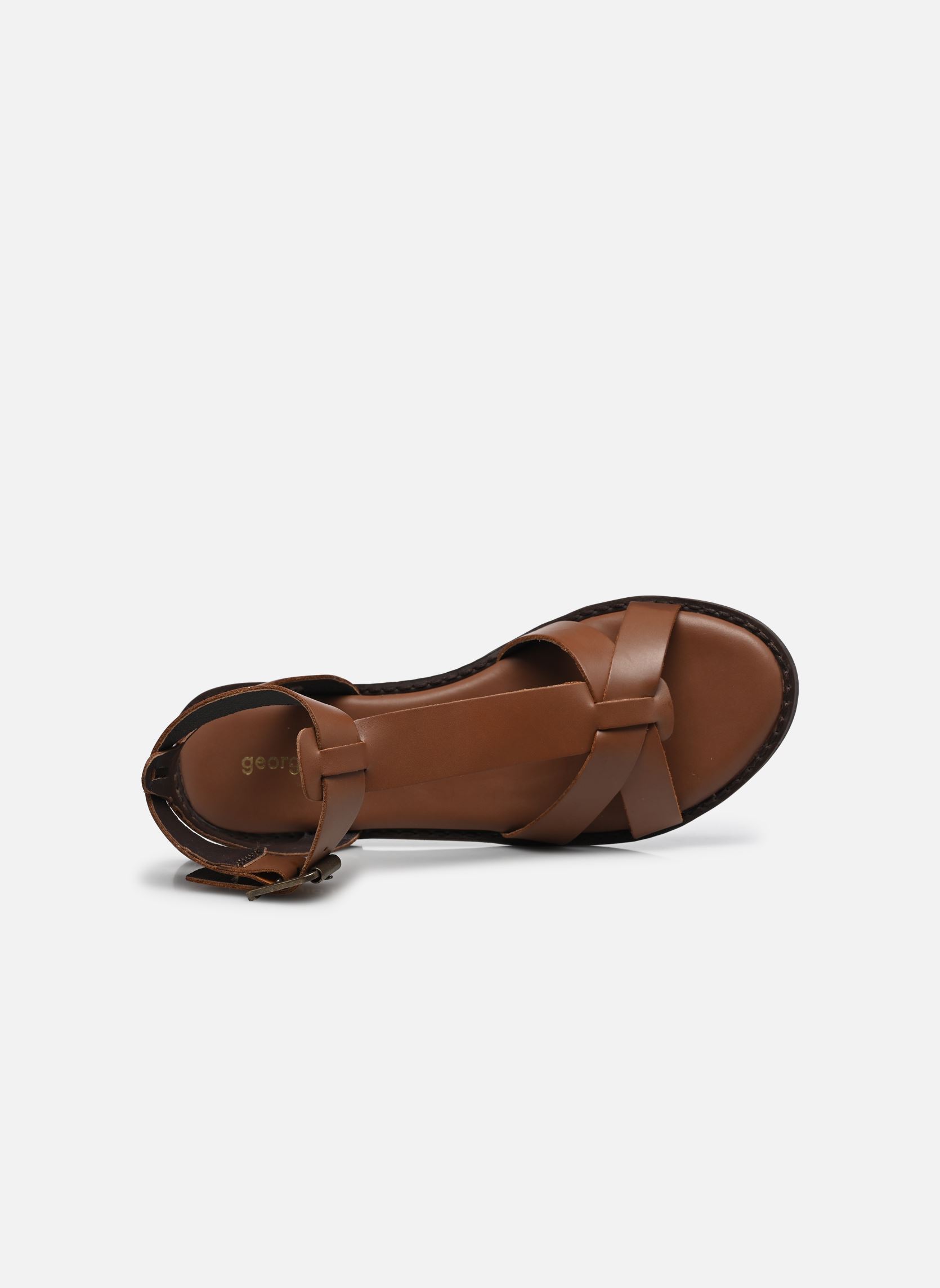 Platte sandalen Kaspar - sandales dames bruin Georgia Rose Platte sandalen Kaspar - sandales dames bruin Cognac