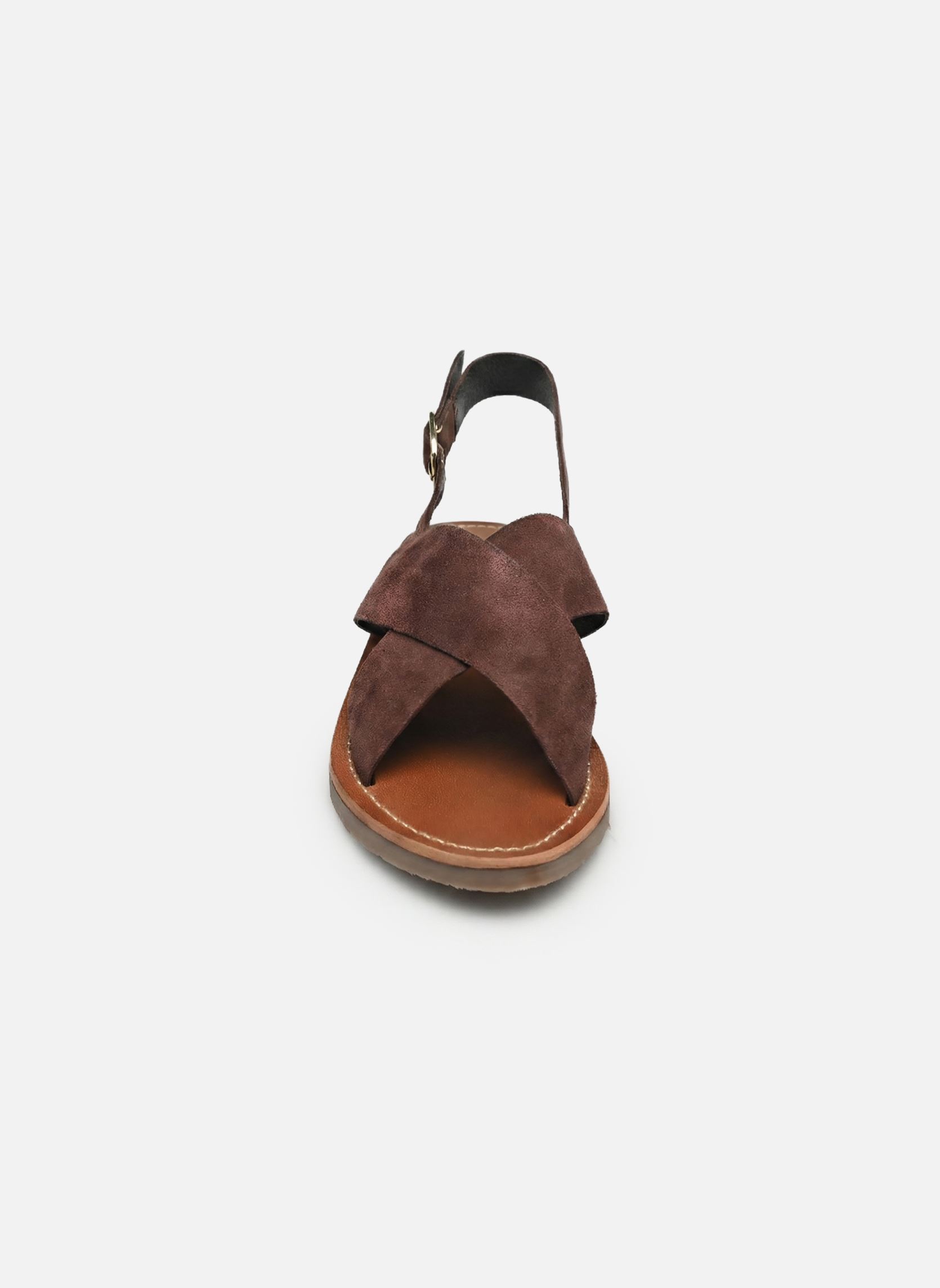 Platte sandalen Karry - sandales dames bruin Georgia Rose Platte sandalen Karry - sandales dames bruin CHOCOLAT