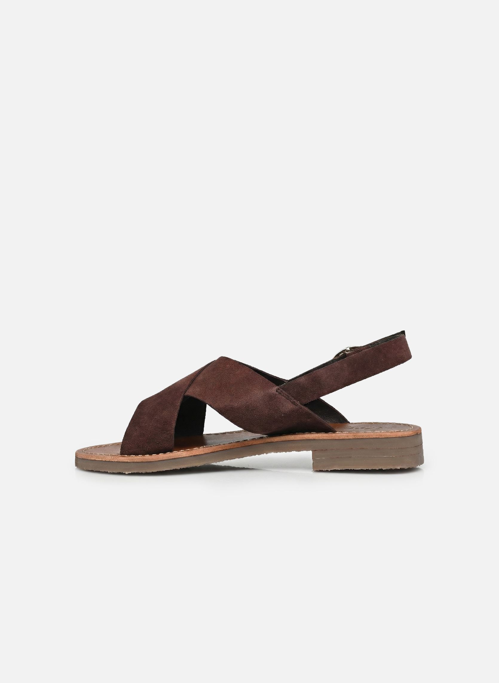 Platte sandalen Karry - sandales dames bruin Georgia Rose Platte sandalen Karry - sandales dames bruin CHOCOLAT