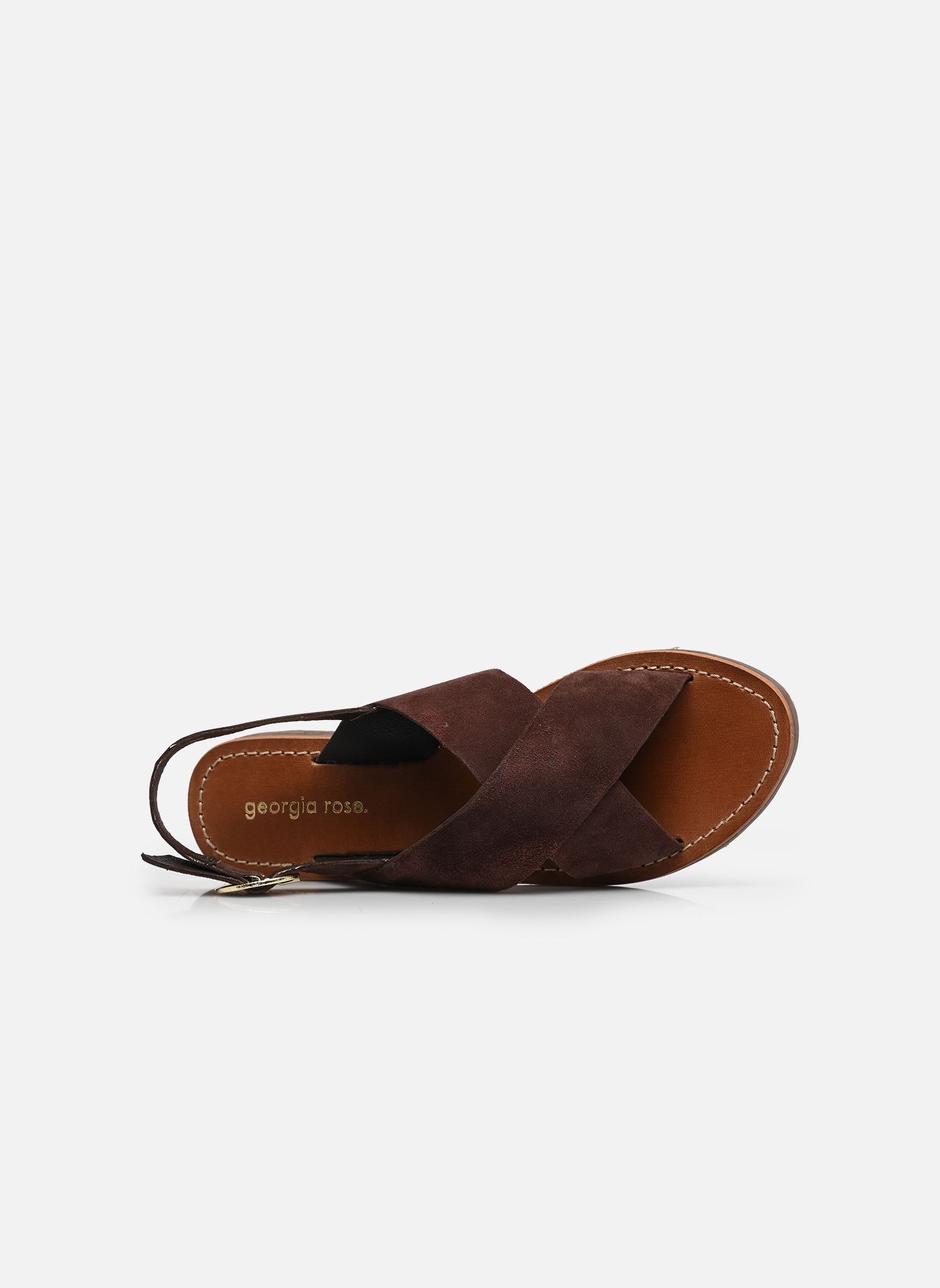 Platte sandalen Karry - sandales dames bruin Georgia Rose Platte sandalen Karry - sandales dames bruin CHOCOLAT