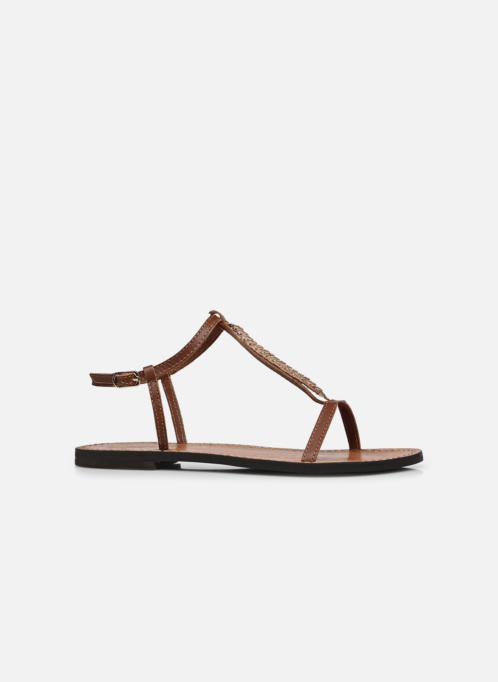 Flache Sandalen Kore - sandales damen braun Georgia Rose Flache Sandalen Kore - sandales damen braun COGNAC