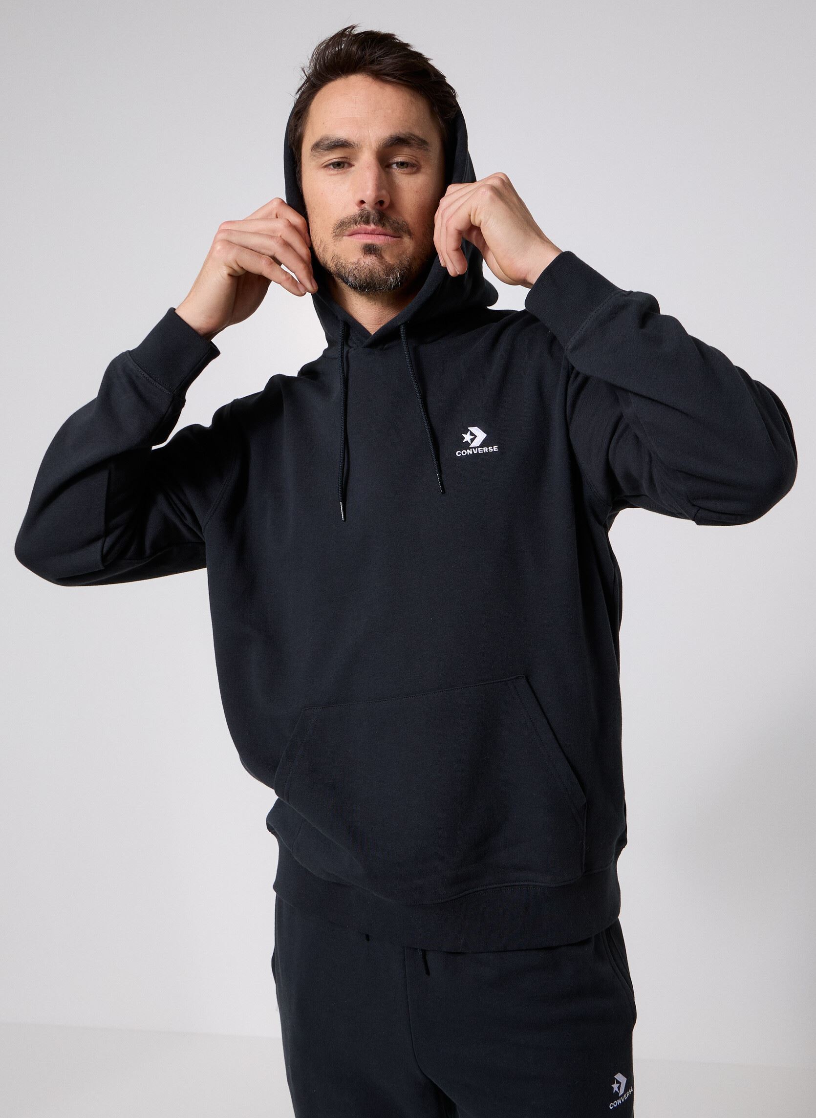 Vêtements Converse Star Chev Fz Hoodie pour Homme