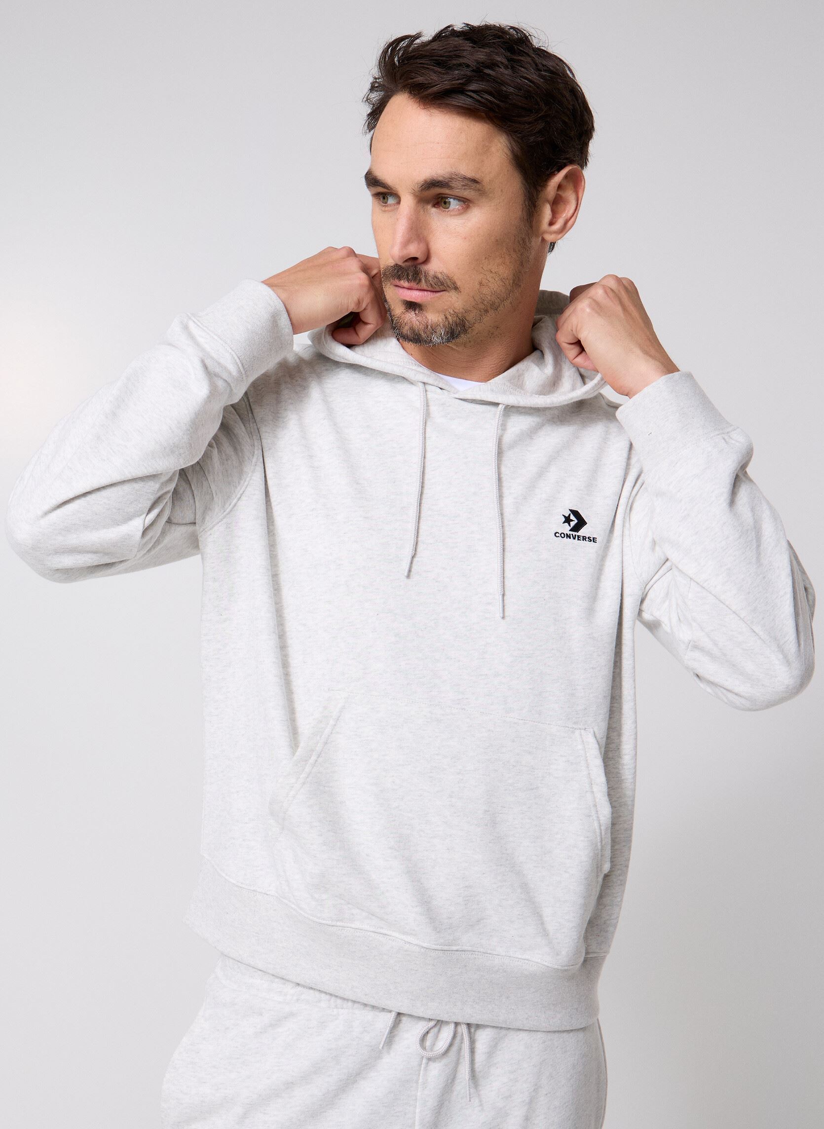 Vêtements Converse Star Chev Fz Hoodie pour Homme