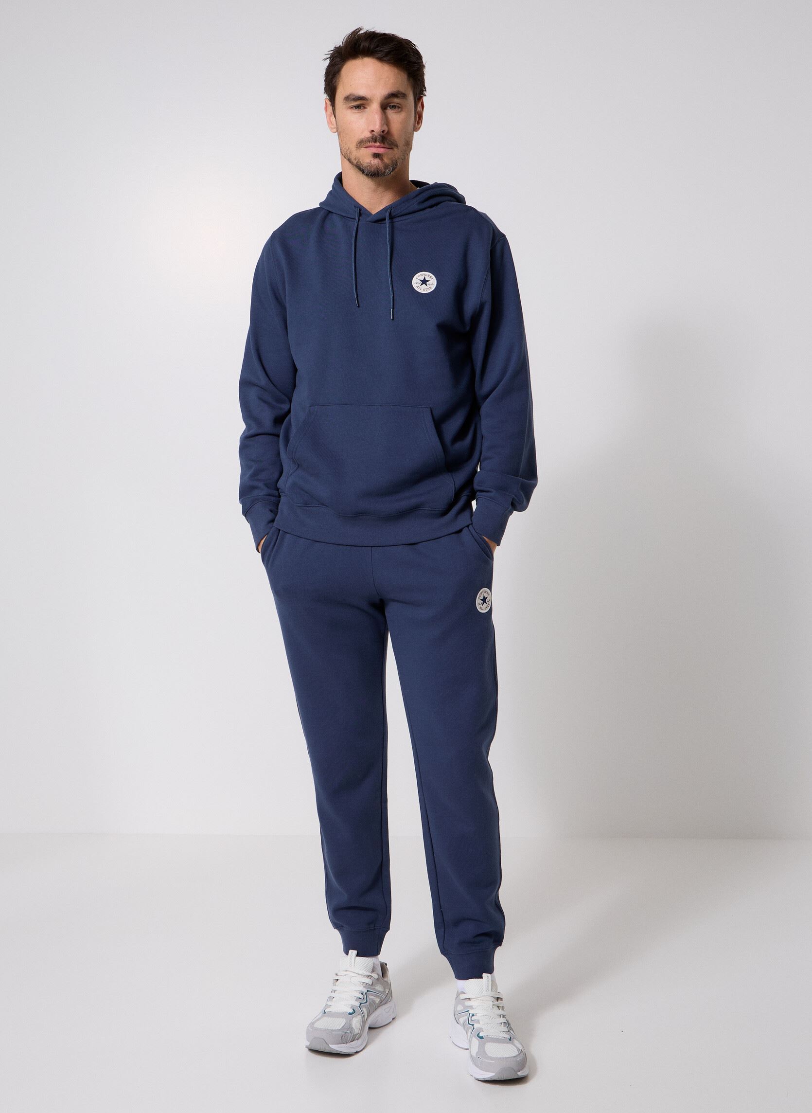 Hoodies Chuck Patch Hoodie heren blauw Converse Hoodies Chuck Patch Hoodie heren blauw Navy Blue
