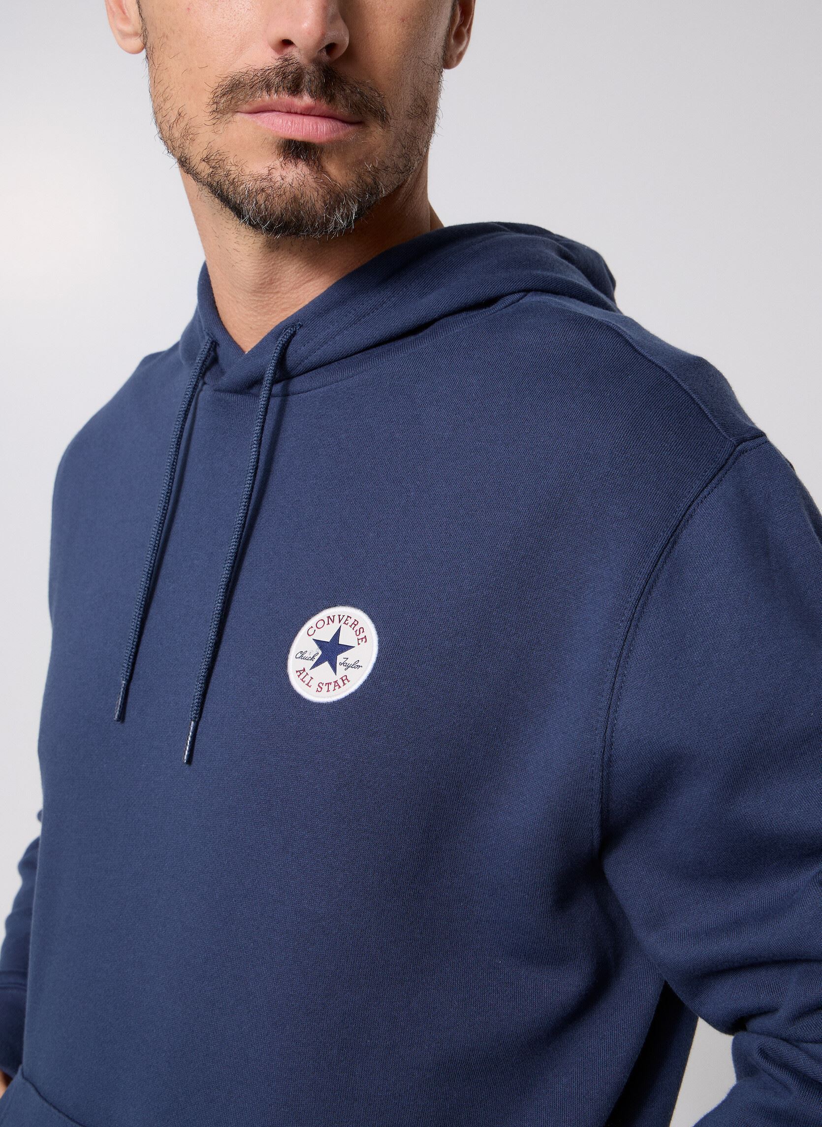 Hoodies Chuck Patch Hoodie heren blauw Converse Hoodies Chuck Patch Hoodie heren blauw Navy Blue