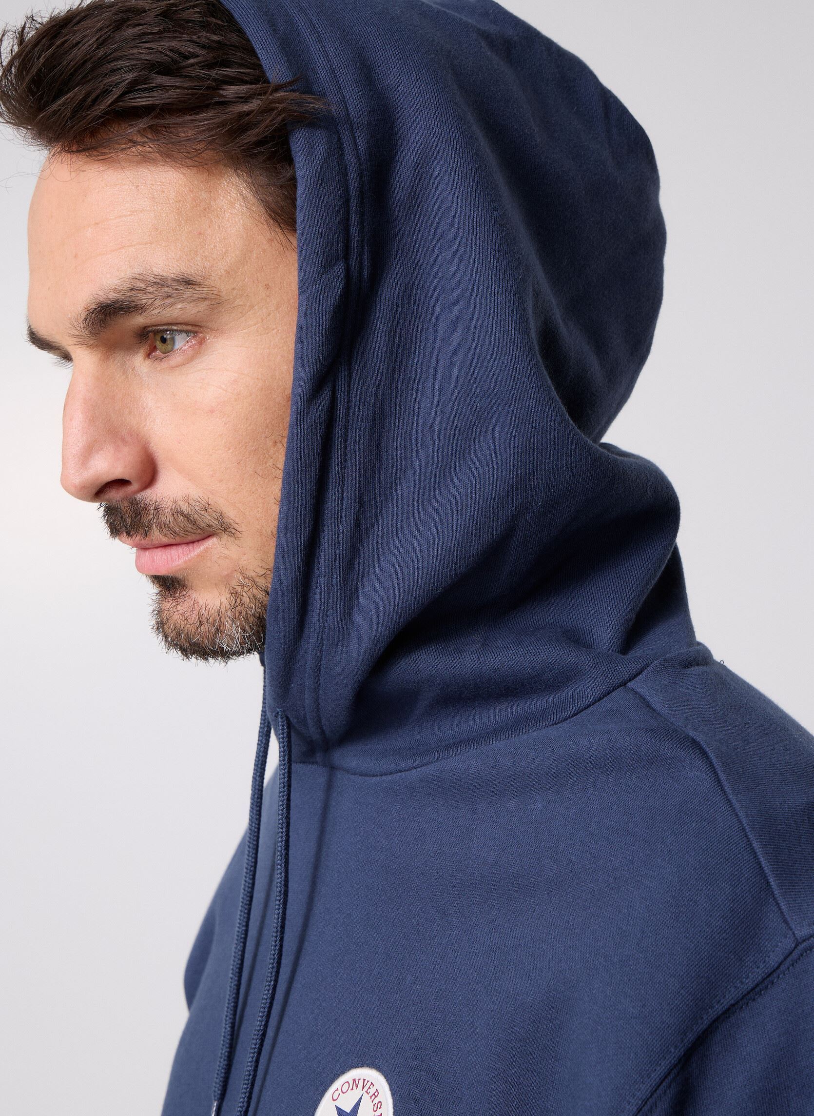 Hoodies Chuck Patch Hoodie heren blauw Converse Hoodies Chuck Patch Hoodie heren blauw Navy Blue