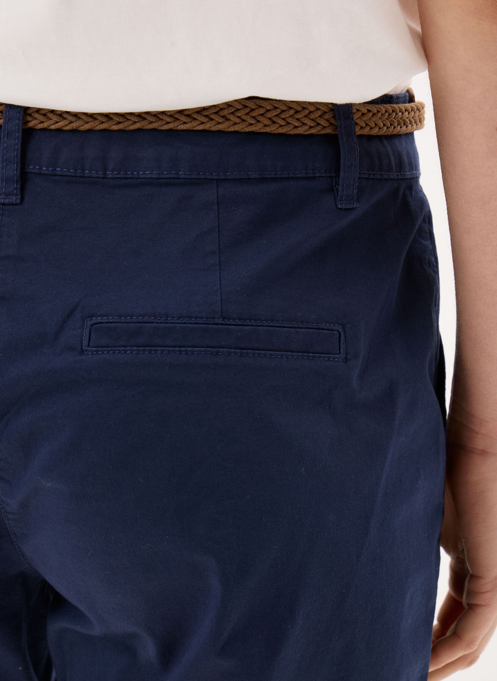 Shorts SHORT-CHINO femme bleu MADE BY Shorts SHORT-CHINO femme bleu BLACK IRIS