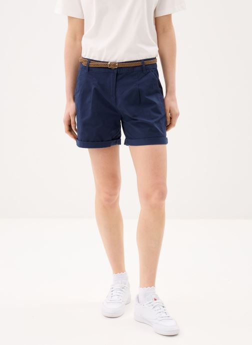 MADE BY Shorts SHORT-CHINO femme bleu